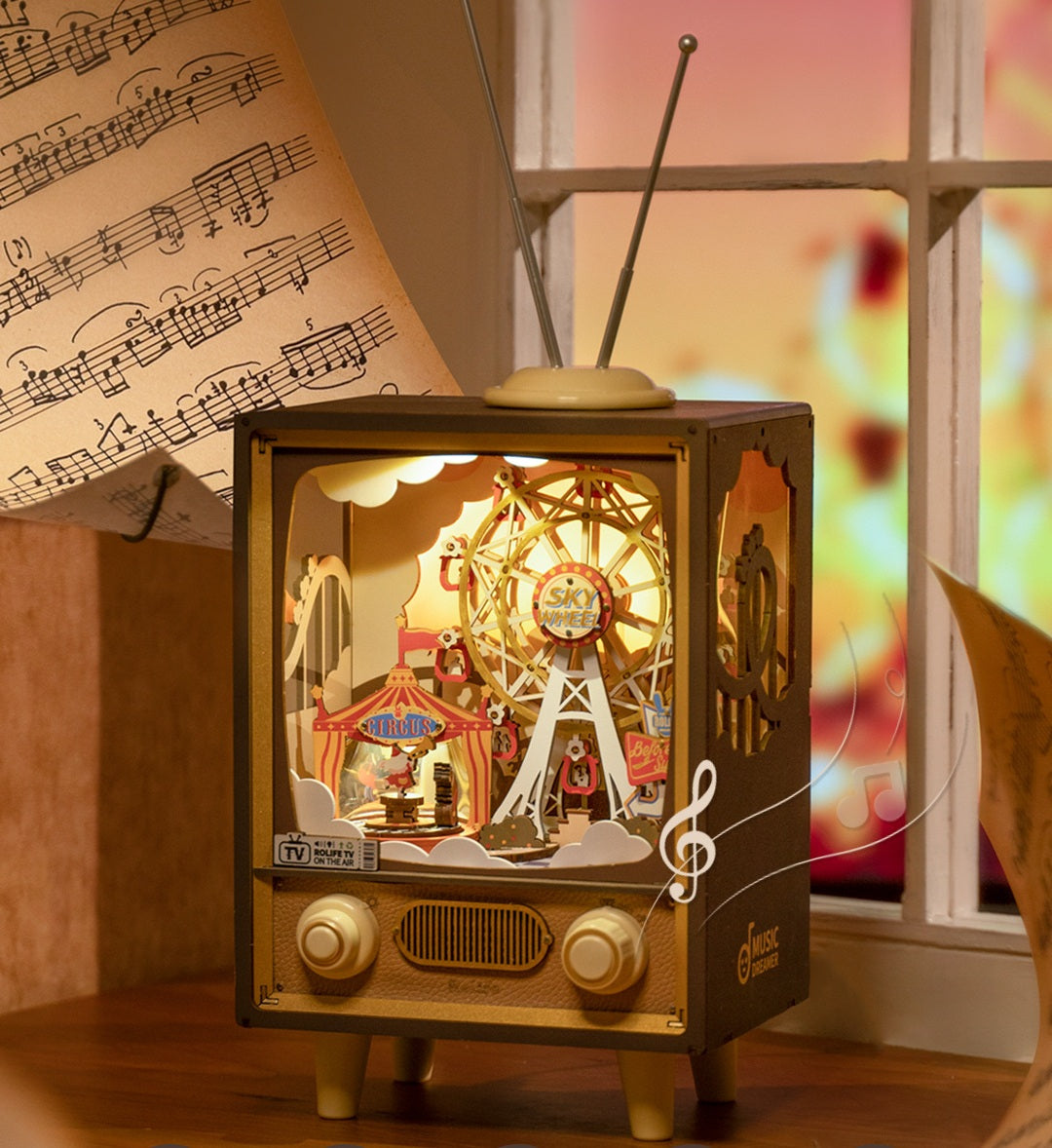 16" Ferris Wheel Music Box
