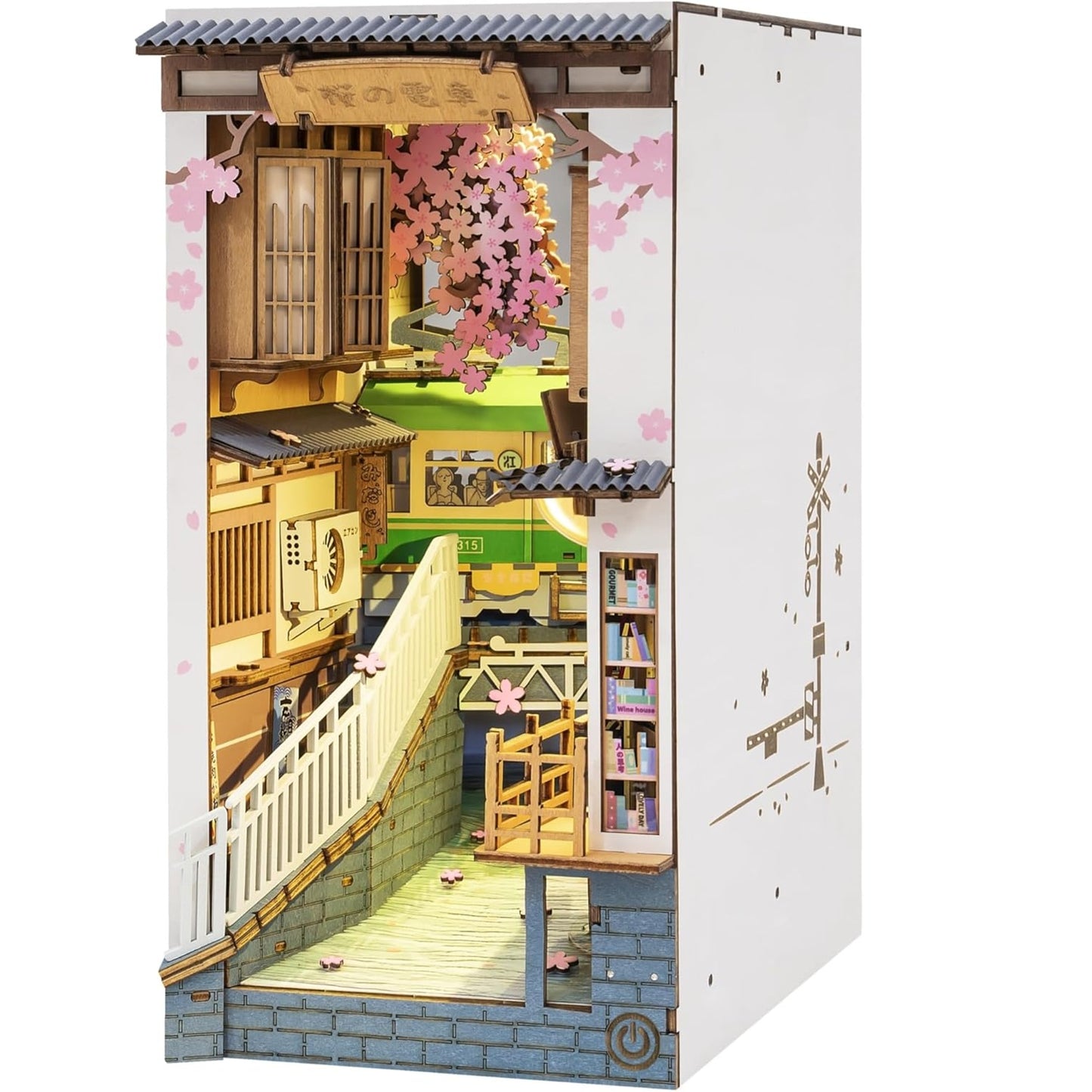 DIY Book Nook Kit-Sakura Wine Alley
