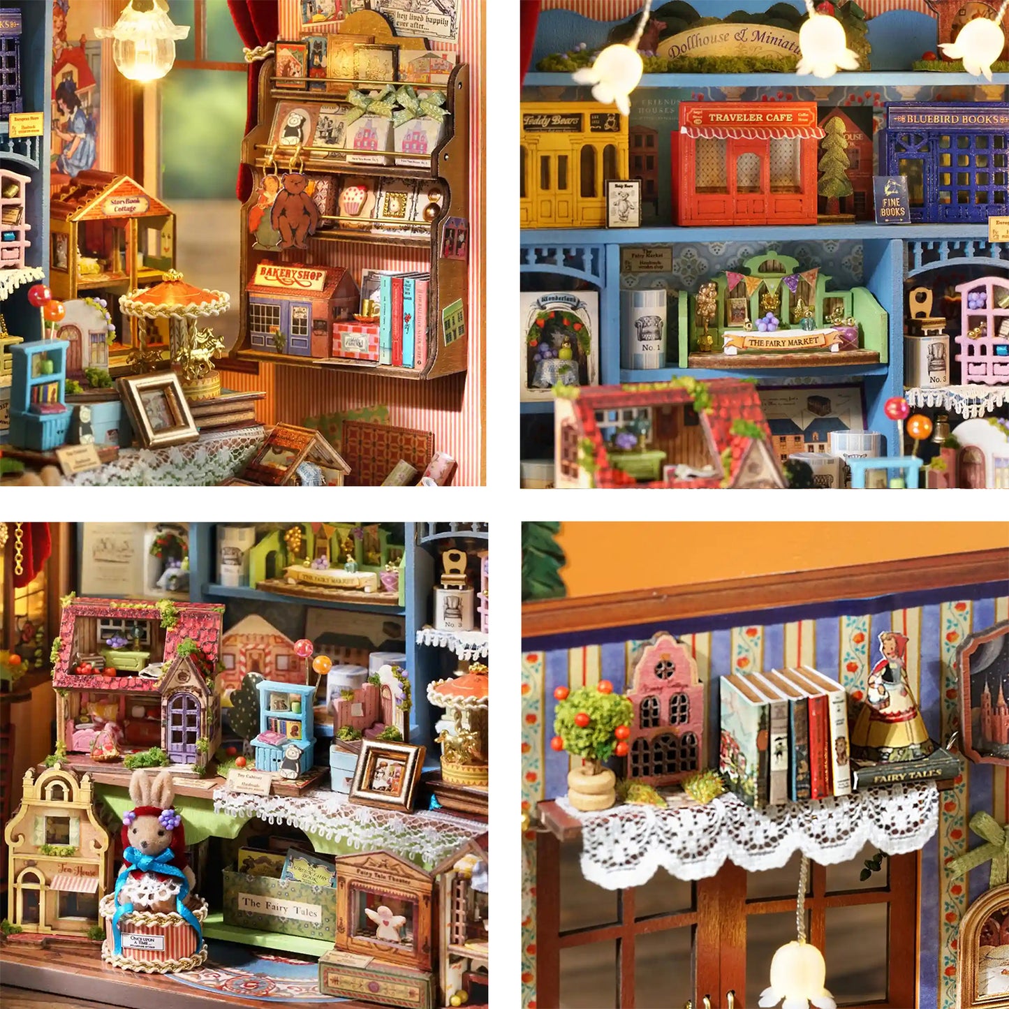 DIY Miniature Dollhouse
Rolife Cutebee HYUKBI DIY Booknook Dollhouse Kit 3D Wooden Puzzle
Micro Building Blocks Set
Blindbox plush cute toy