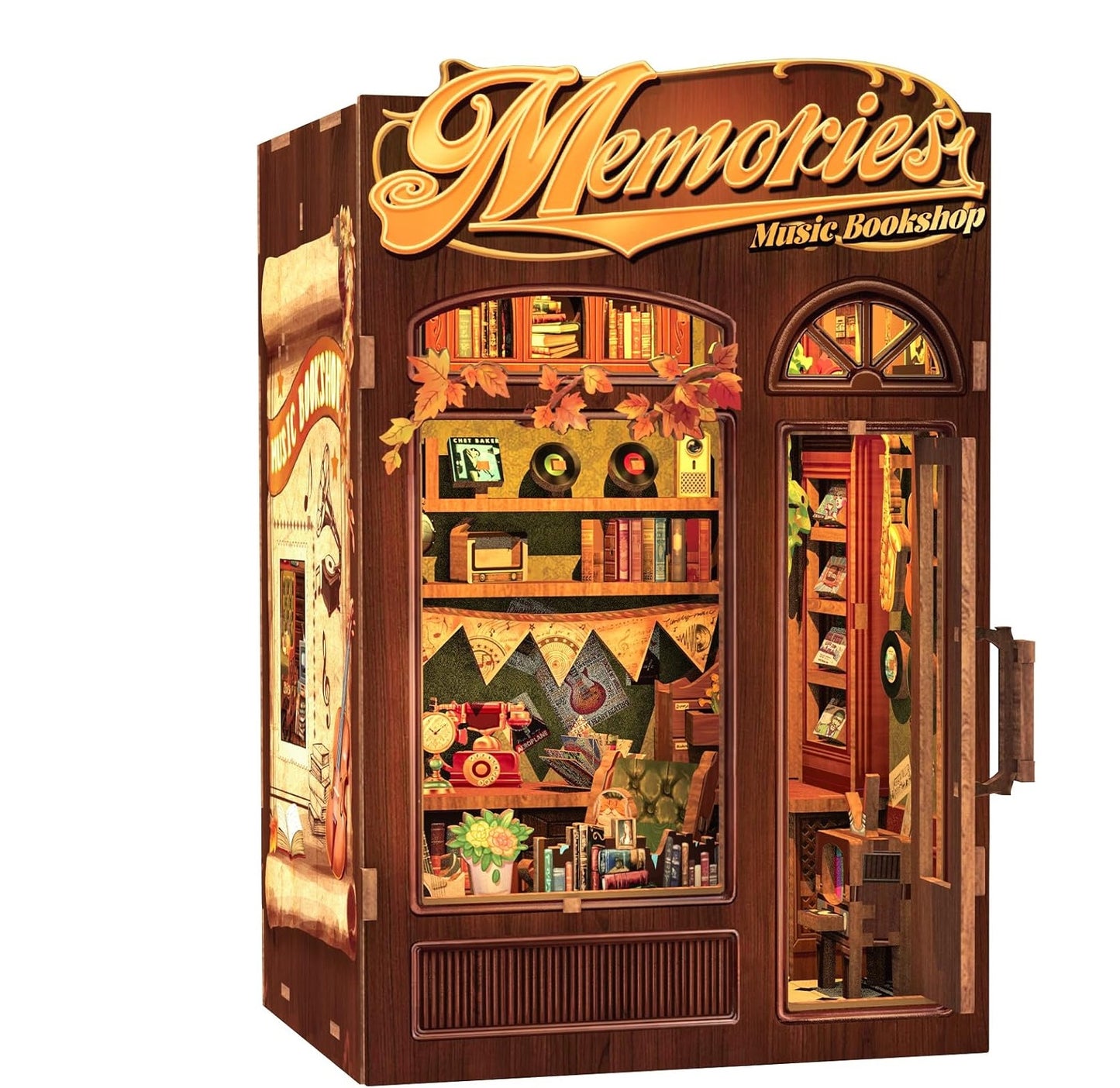 HYUKBI DIY Booknook Dollhouse Kit
