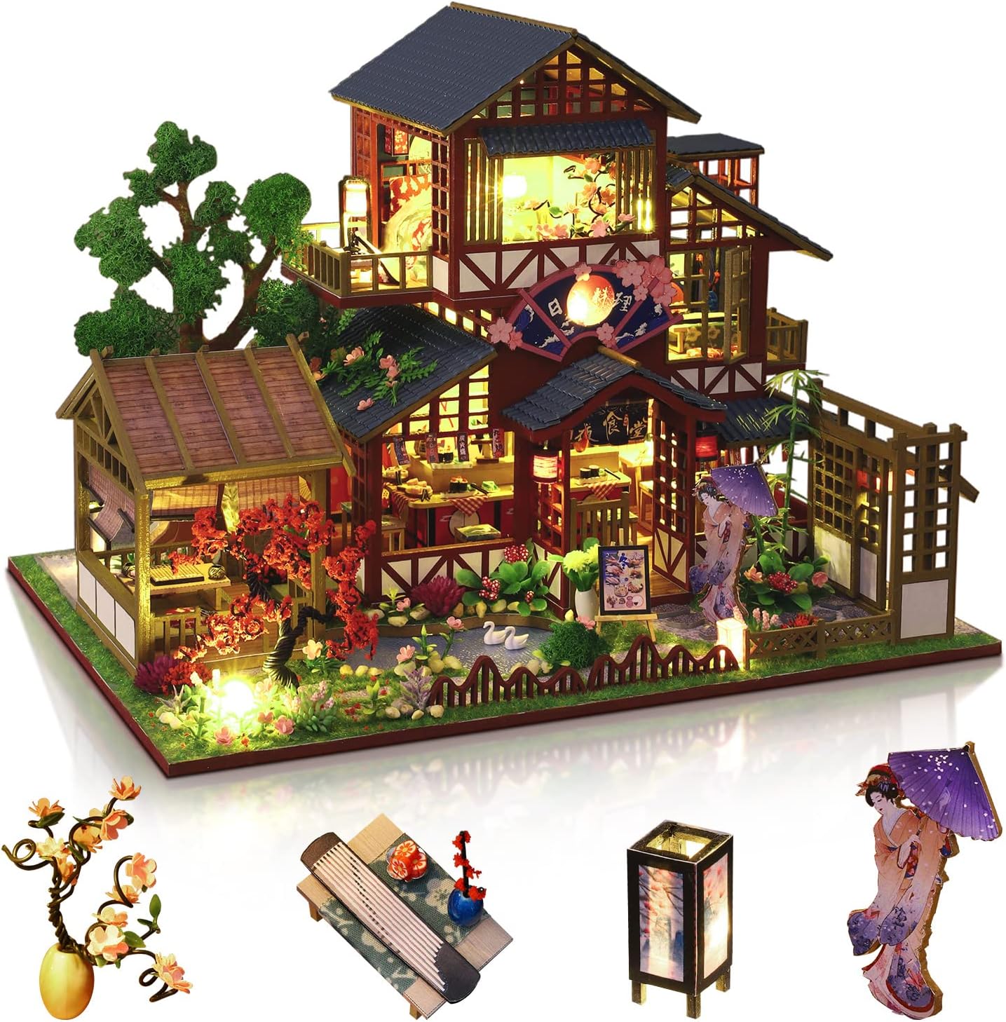 HYUKBI DIY Booknook Dollhouse Kit