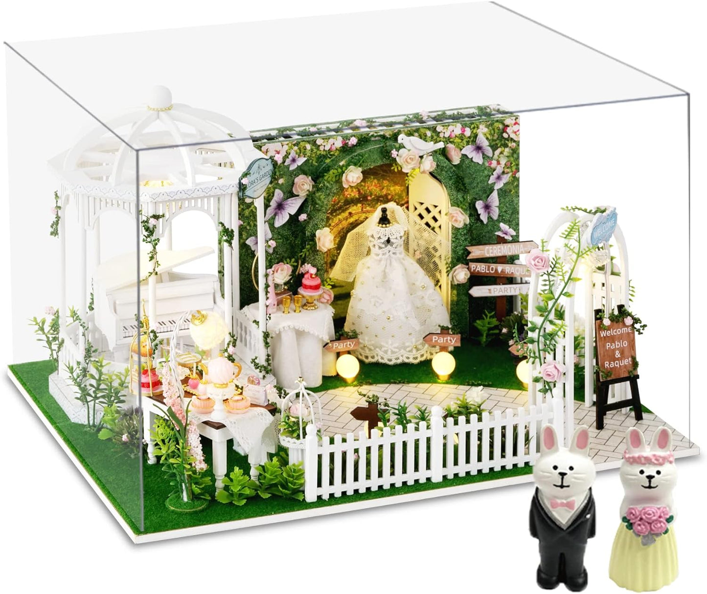HYUKBI DIY Booknook Dollhouse Kit