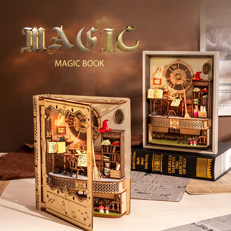 DIY Miniature Dollhouse
Rolife Cutebee HYUKBI DIY Booknook Dollhouse Kit 3D Wooden Puzzle
Micro Building Blocks Set
Blindbox plush cute toy