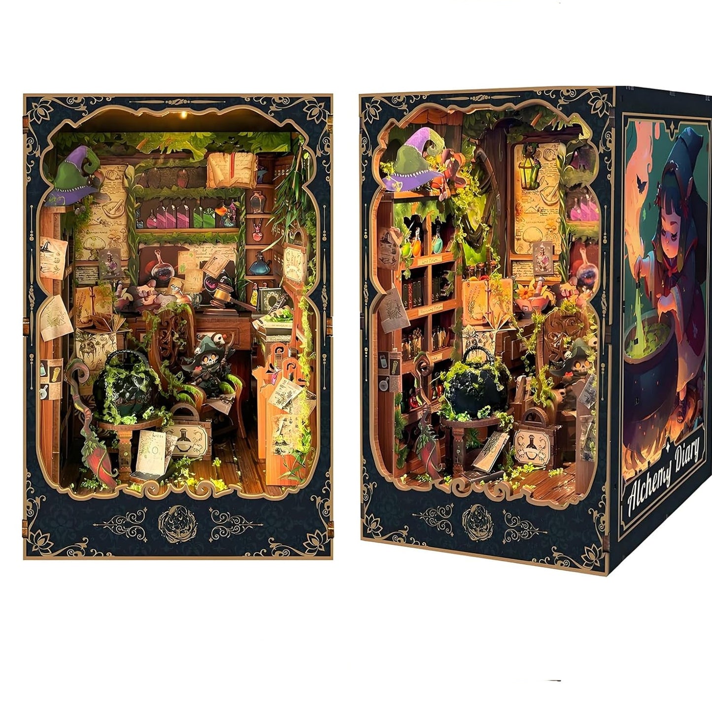 DIY Miniature Dollhouse
Rolife Cutebee HYUKBI DIY Booknook Dollhouse Kit 3D Wooden Puzzle