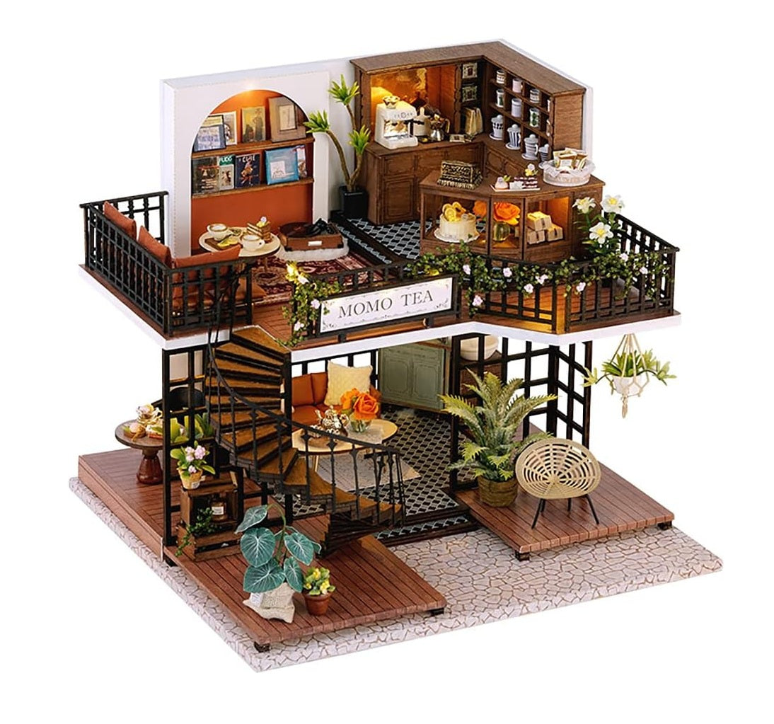 Rolife Cutebee HYUKBI DIY Booknook Dollhouse Kit 3D Wooden Puzzle