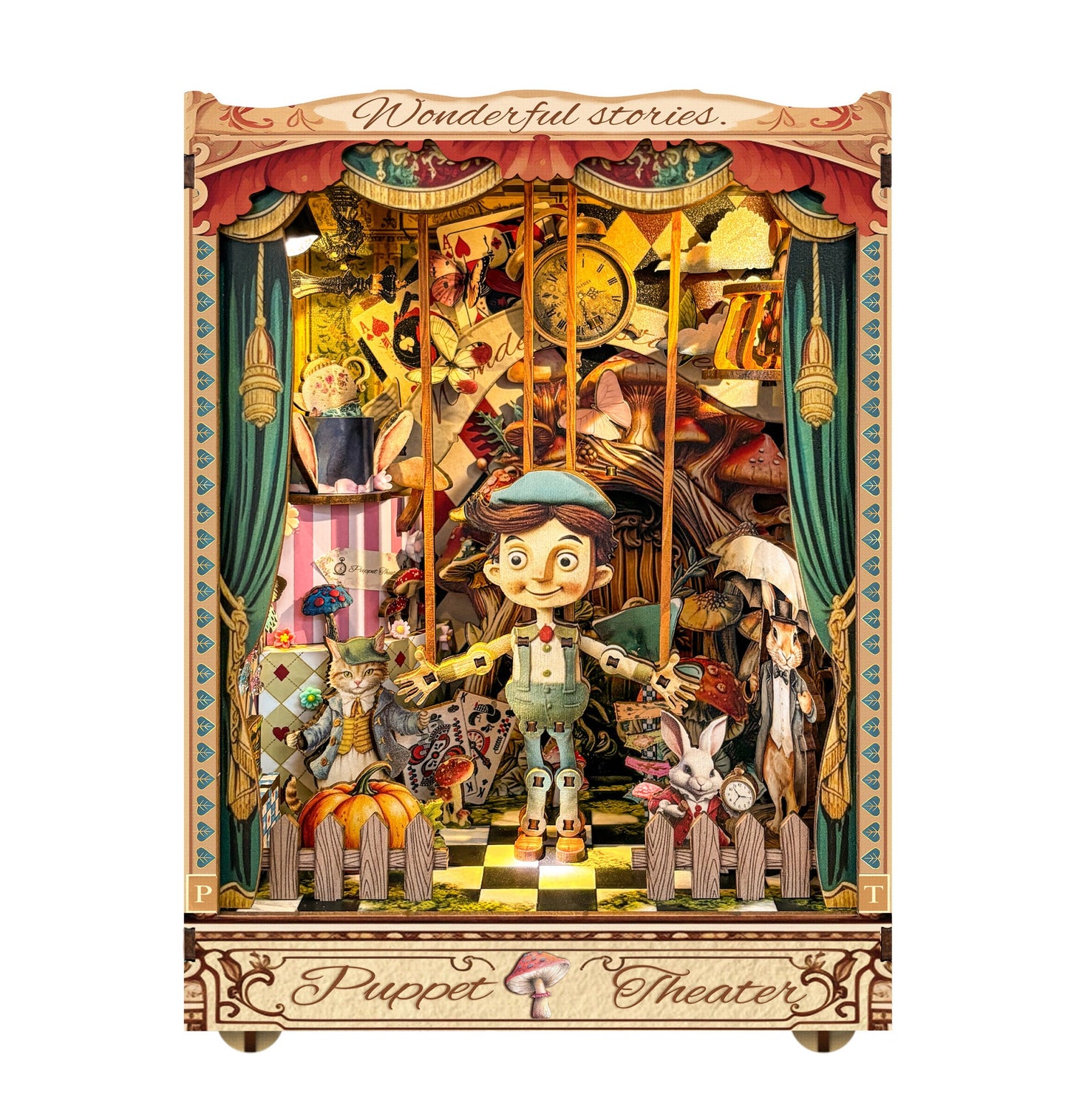 Rolife Cutebee HYUKBI DIY Booknook Dollhouse Kit 3D Wooden Puzzle