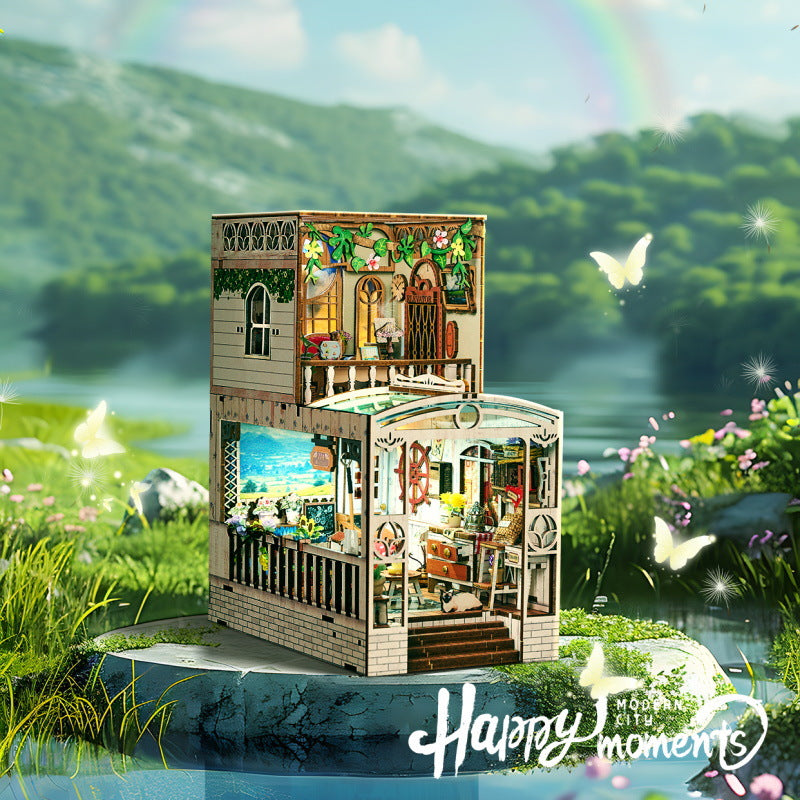 DIY Miniature Dollhouse
Rolife Cutebee HYUKBI DIY Booknook Dollhouse Kit 3D Wooden Puzzle
Micro Building Blocks Set