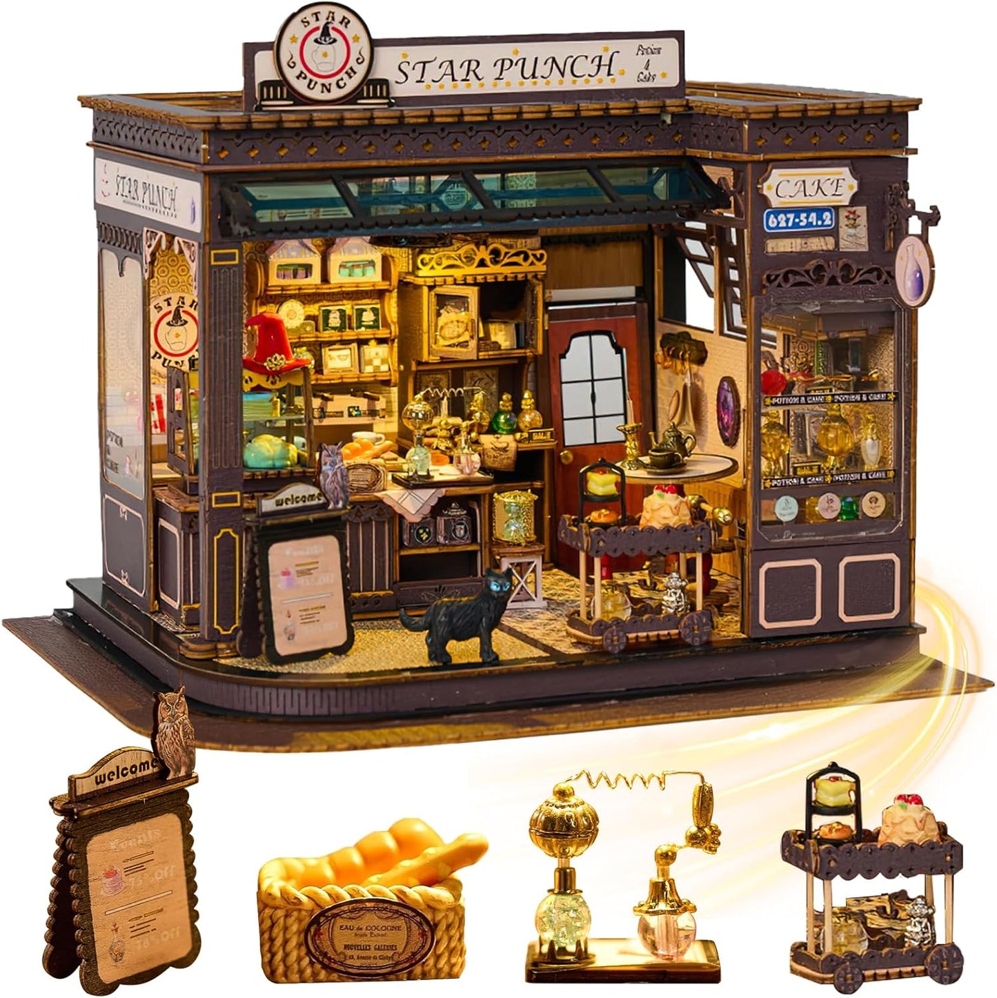 DIY Miniature Dollhouse
Rolife Cutebee HYUKBI DIY Booknook Dollhouse Kit 3D Wooden Puzzle
Micro Building Blocks Set