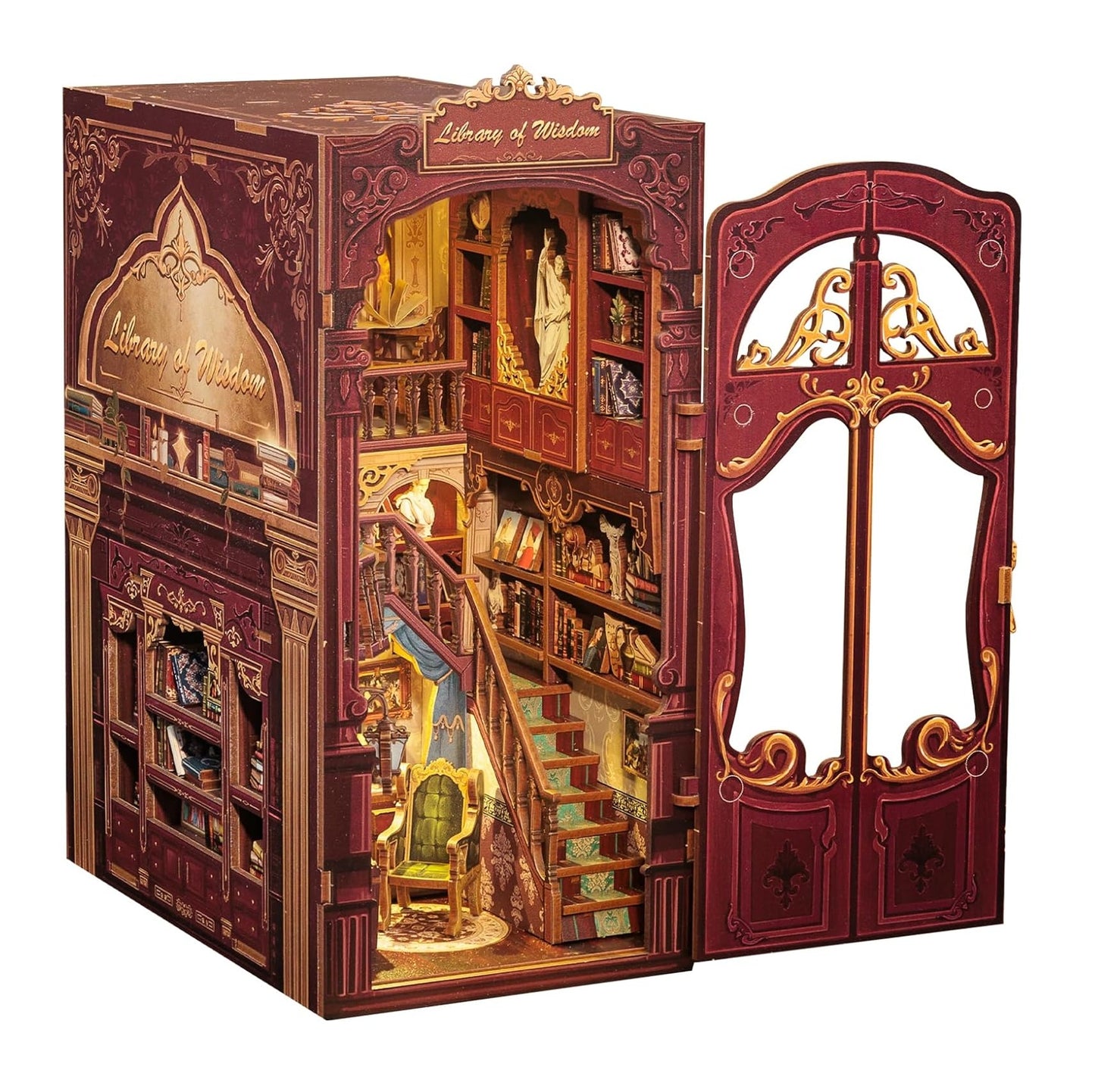 Rolife Cutebee HYUKBI DIY Booknook Dollhouse Kit 3D Wooden Puzzle