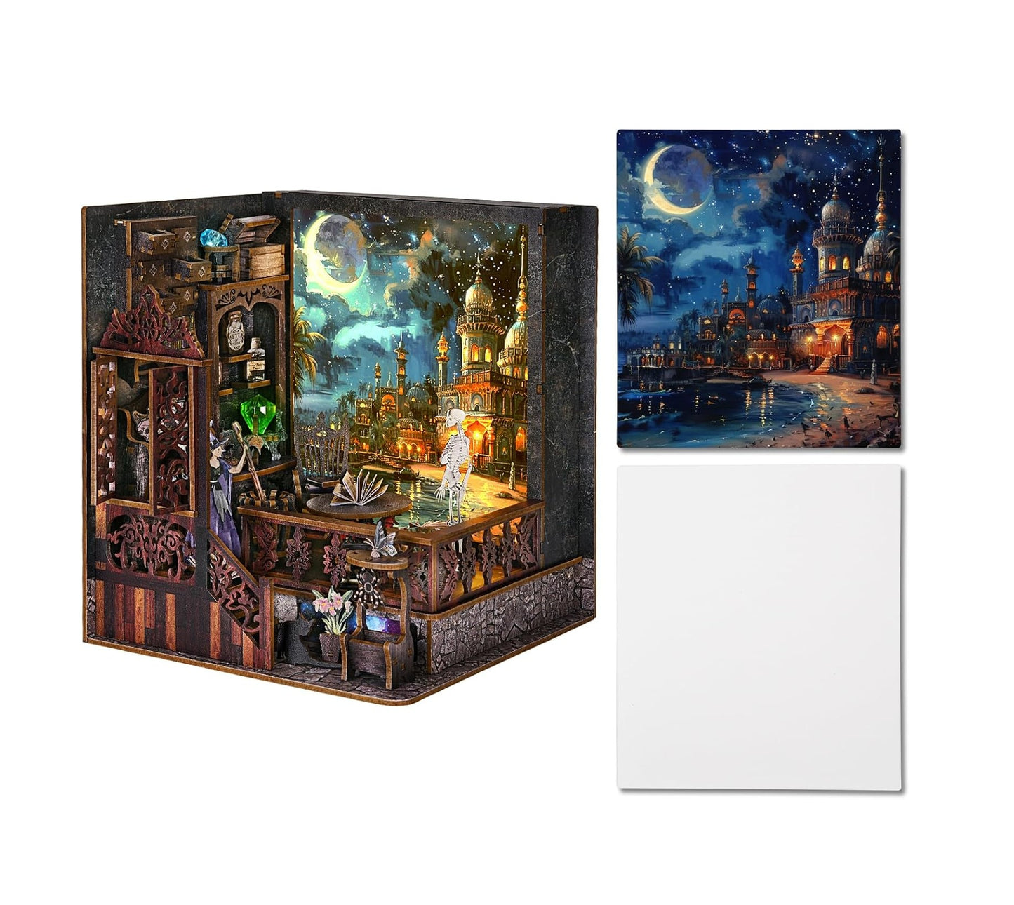 Building block, 1000pcs jigsaw puzzle, 2025 new puzzle, Adult Puzzle, Cartoon Puzzle, jigsaw puzzles,, puzzle 2000, DIY Miniature Dollhouse, Rolife, Cutebee, HYUKBI, DIY Booknook, Bookend, Dollhouse Kit, 3D Wooden Puzzle, Micro Building Blocks Set, Christmas Holiday gift