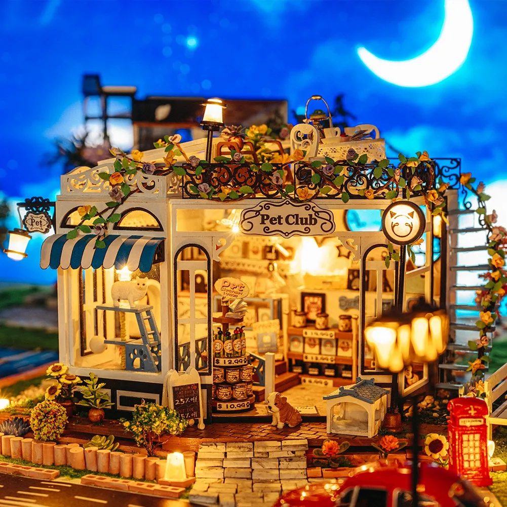 DIY Miniature Dollhouse
Rolife Cutebee HYUKBI DIY Booknook Dollhouse Kit 3D Wooden Puzzle
Micro Building Blocks Set
Blindbox plush cute toy