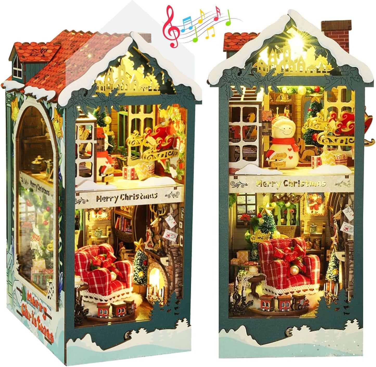 HYUKBI DIY Booknook Dollhouse Kit