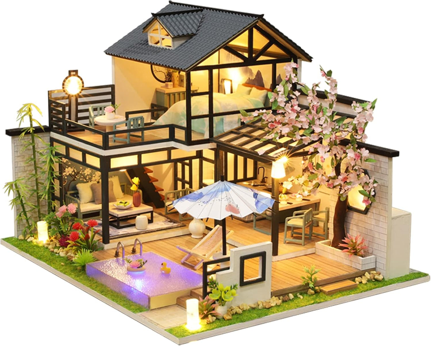 HYUKBI DIY Booknook Dollhouse Kit