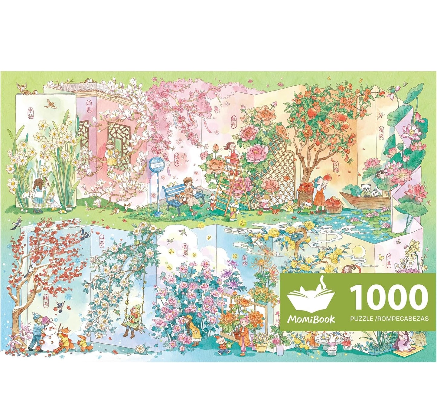 1000pcs jigsaw puzzle, 2025 new puzzle, Adult Puzzle, Cartoon Puzzle, jigsaw puzzles, momibook puzzle, puzzle 2000, Wonderful Tree House Expeditions
DIY Miniature Dollhouse
Rolife Cutebee HYUKBI DIY Booknook Dollhouse Kit 3D Wooden Puzzle
Micro Building Blocks Set
Blindbox plush cute toy