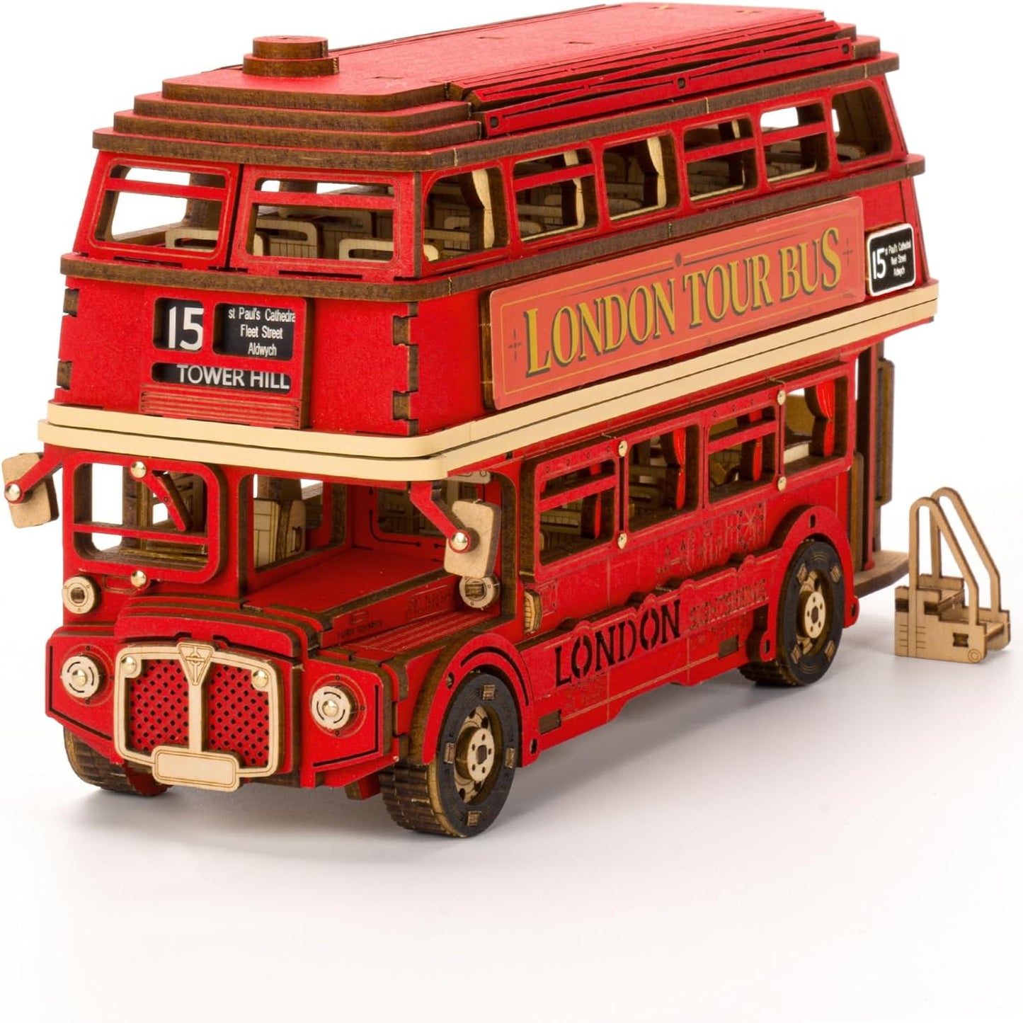 3D wooden puzzle building toy