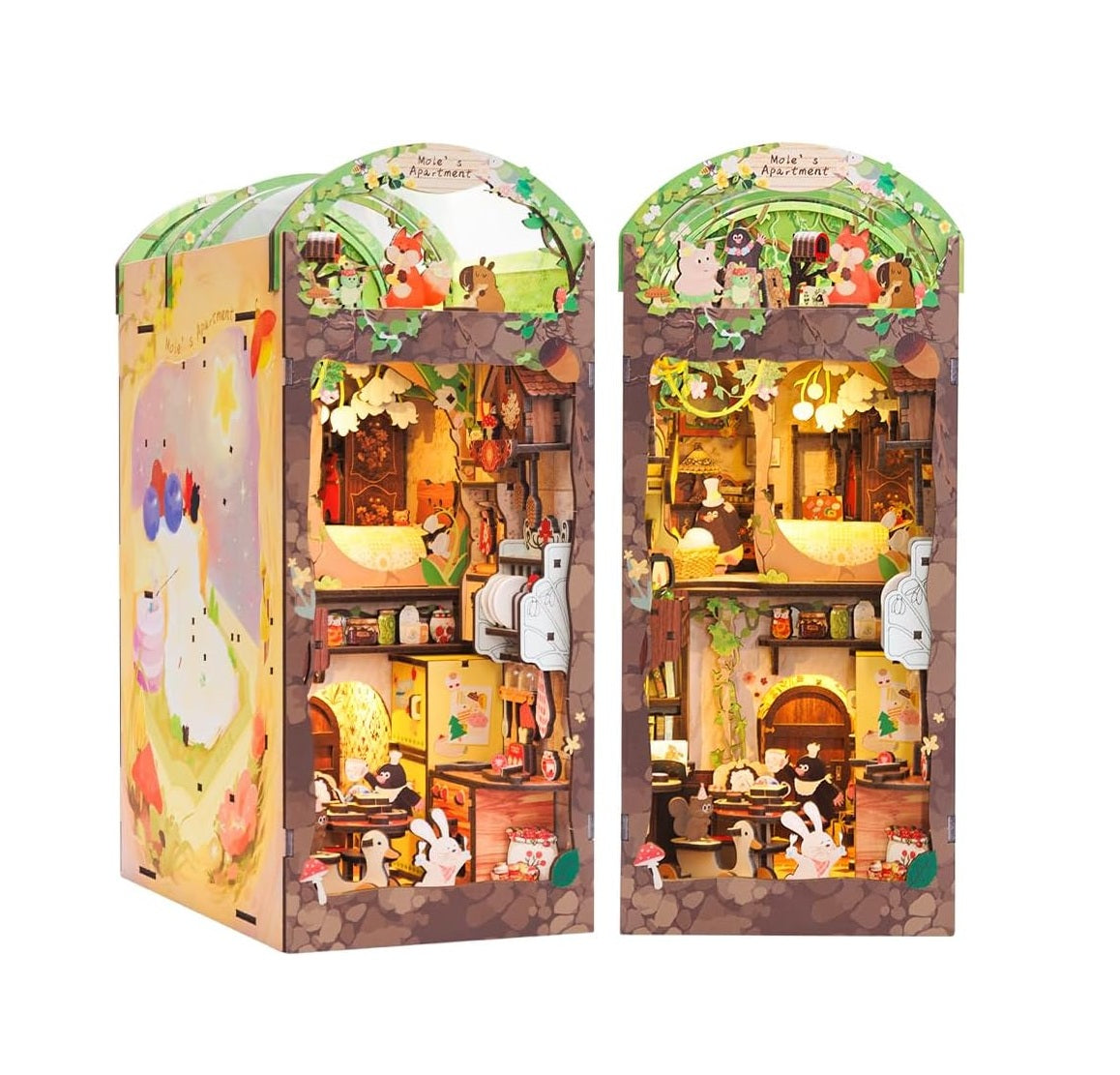 DIY Miniature Dollhouse
Rolife Cutebee HYUKBI DIY Booknook Dollhouse Kit 3D Wooden Puzzle
Micro Building Blocks Set
Blindbox plush cute toy