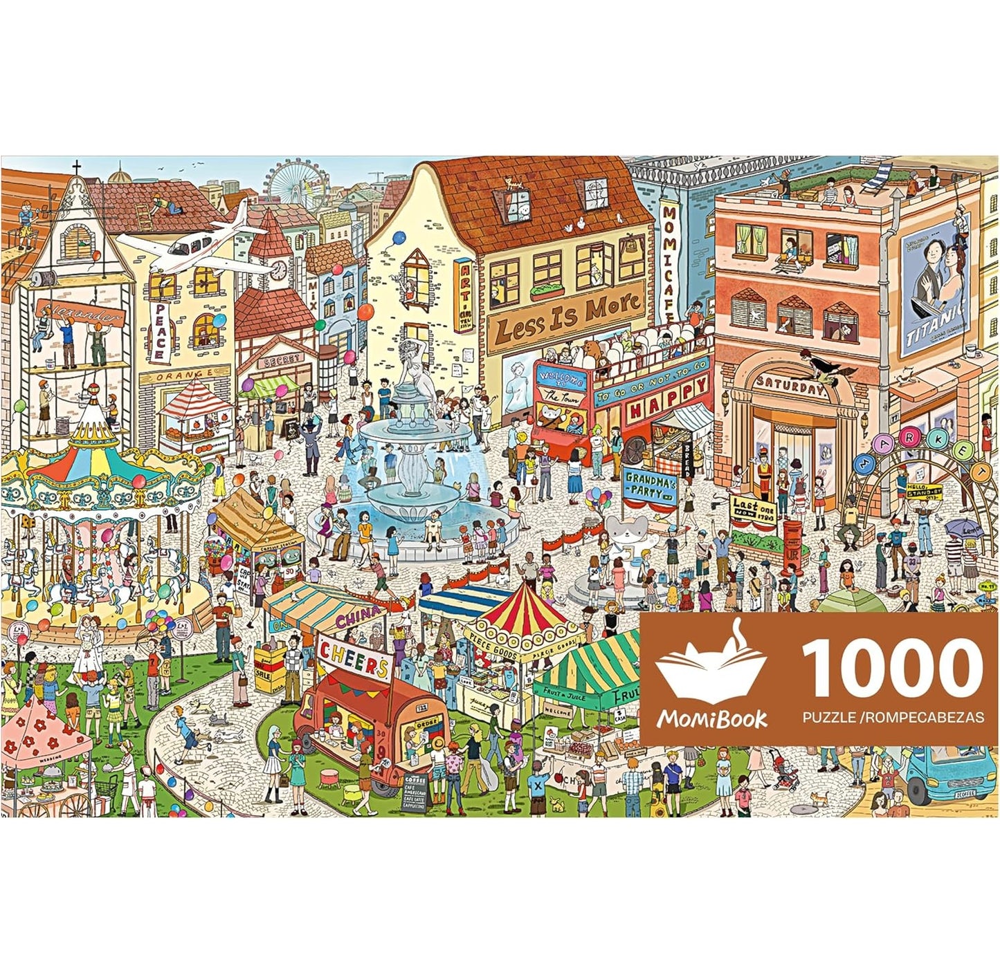 1000pcs jigsaw puzzle, 2025 new puzzle, Adult Puzzle, Cartoon Puzzle, jigsaw puzzles, momibook puzzle, puzzle 2000, Wonderful Tree House Expeditions
DIY Miniature Dollhouse
Rolife Cutebee HYUKBI DIY Booknook Dollhouse Kit 3D Wooden Puzzle
Micro Building Blocks Set
Blindbox plush cute toy