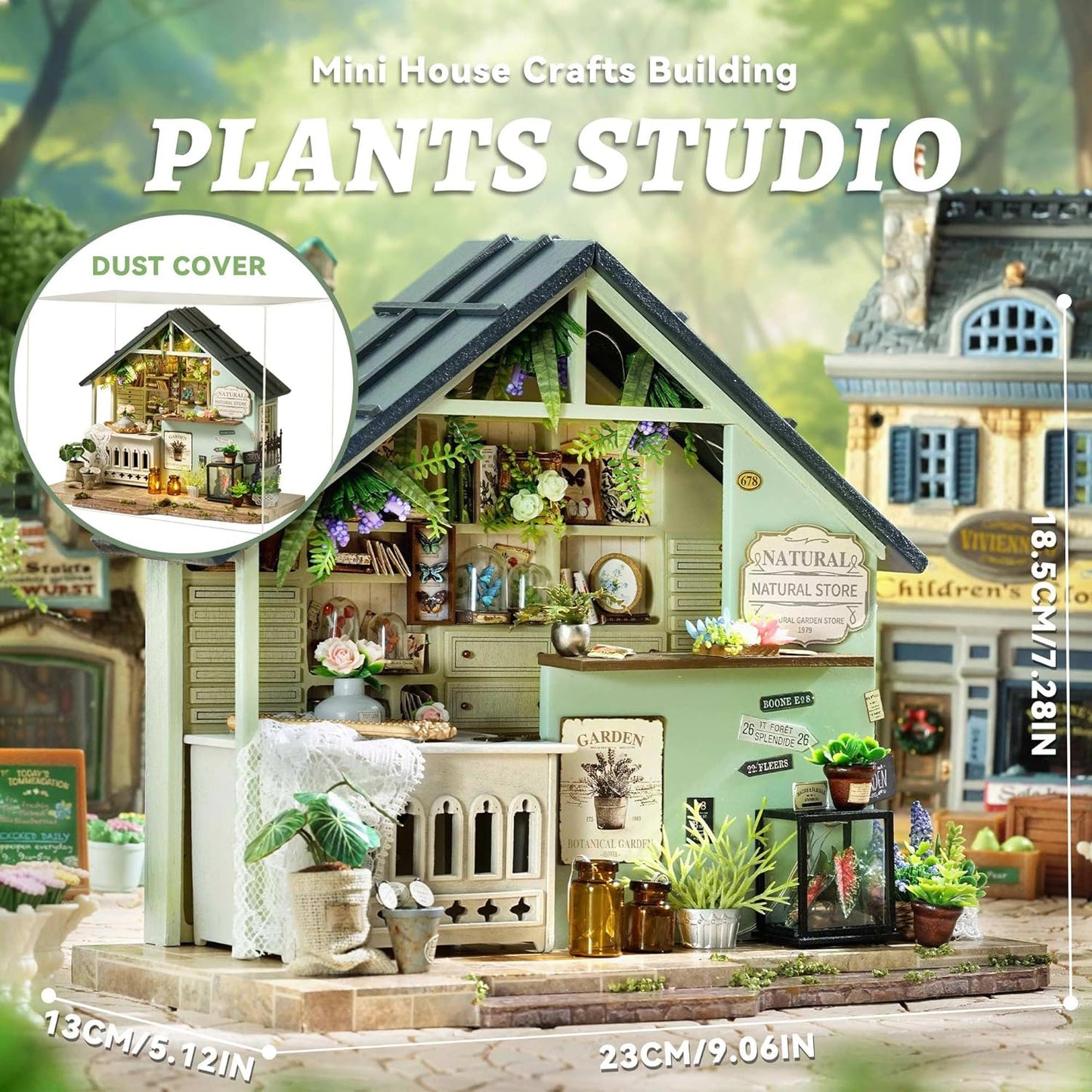 DIY Miniature Dollhouse
Rolife Cutebee HYUKBI DIY Booknook Dollhouse Kit 3D Wooden Puzzle
Micro Building Blocks Set