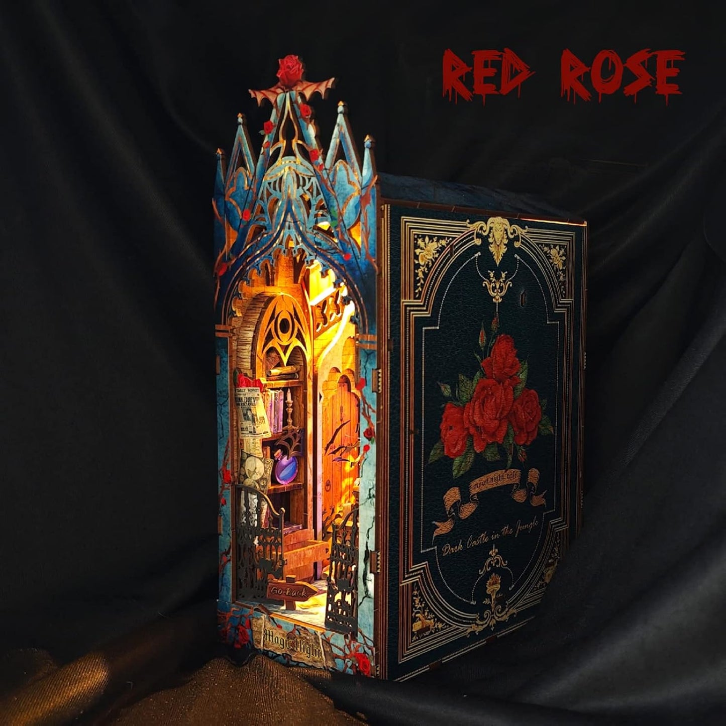 HYUKBI DIY Booknook Dollhouse Kit