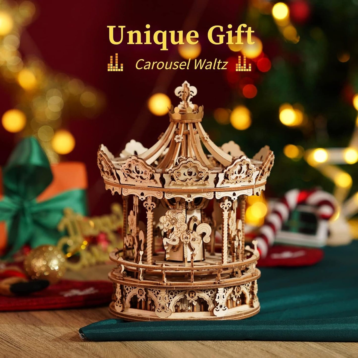 3D Wooden Puzzles Music Box