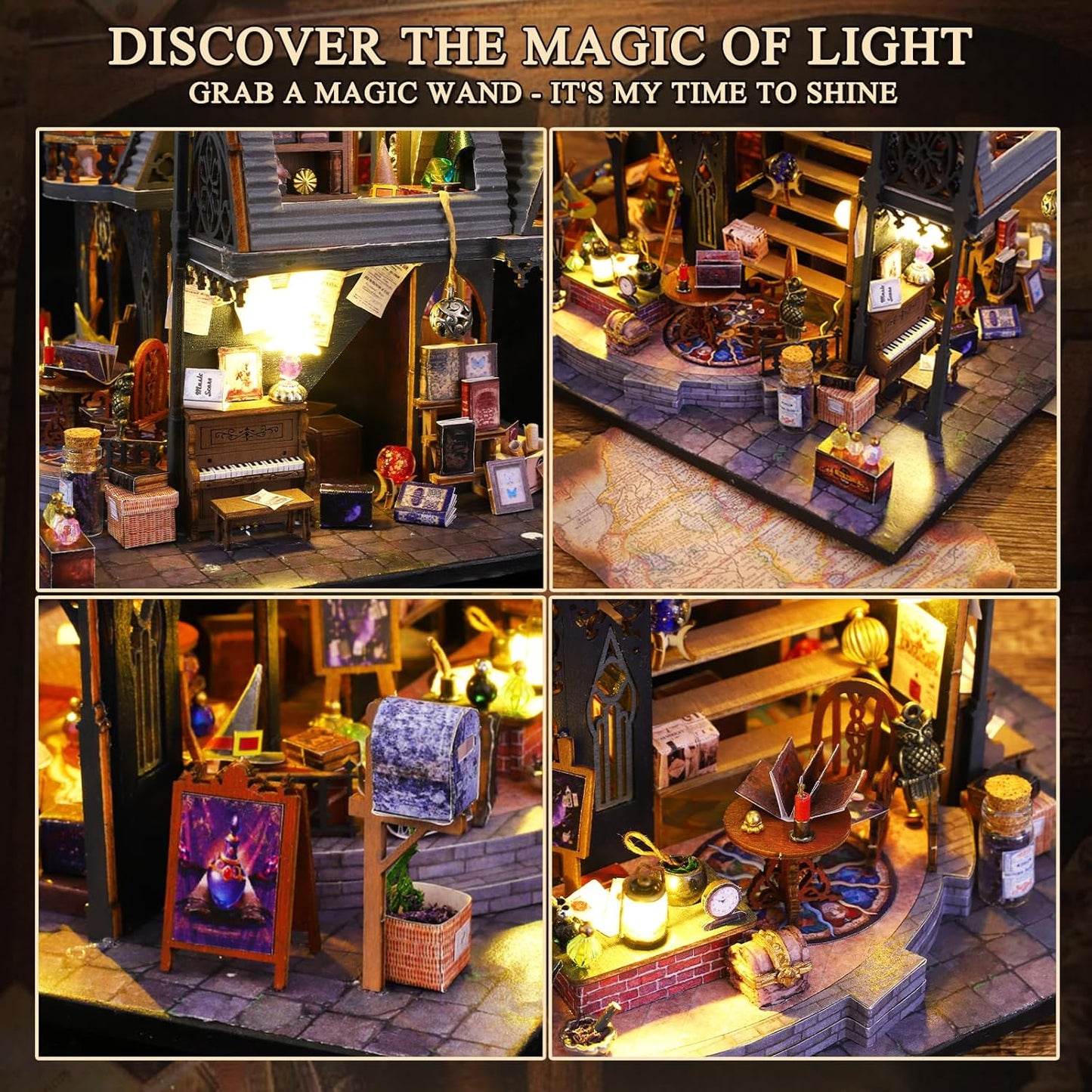 DIY Miniature Dollhouse
Rolife Cutebee HYUKBI DIY Booknook Dollhouse Kit 3D Wooden Puzzle
Micro Building Blocks Set
Blindbox plush cute toy