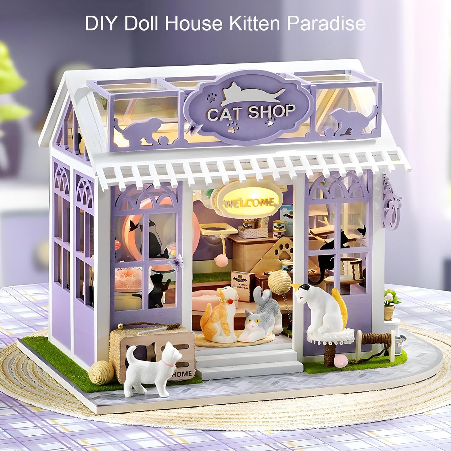 DIY Miniature Dollhouse
Rolife Cutebee HYUKBI DIY Booknook Dollhouse Kit 3D Wooden Puzzle
Micro Building Blocks Set
Blindbox plush cute toy