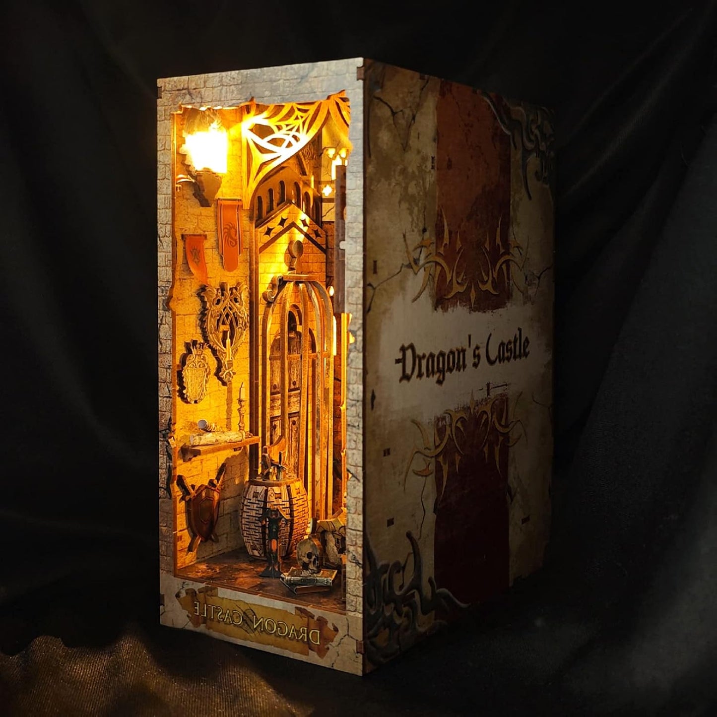 HYUKBI DIY Booknook Dollhouse Kit