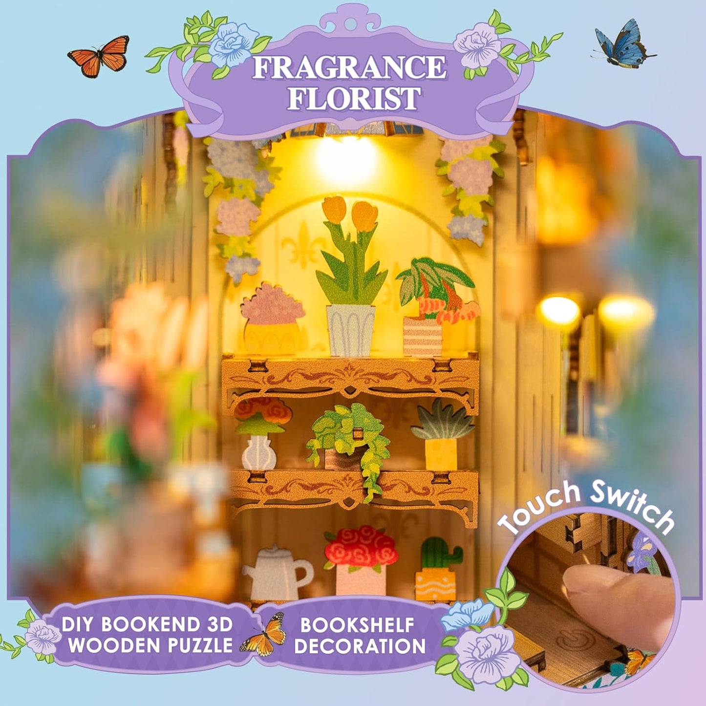 DIY Miniature Dollhouse
Rolife Cutebee HYUKBI DIY Booknook Dollhouse Kit 3D Wooden Puzzle
Micro Building Blocks Set
Blindbox plush cute toy