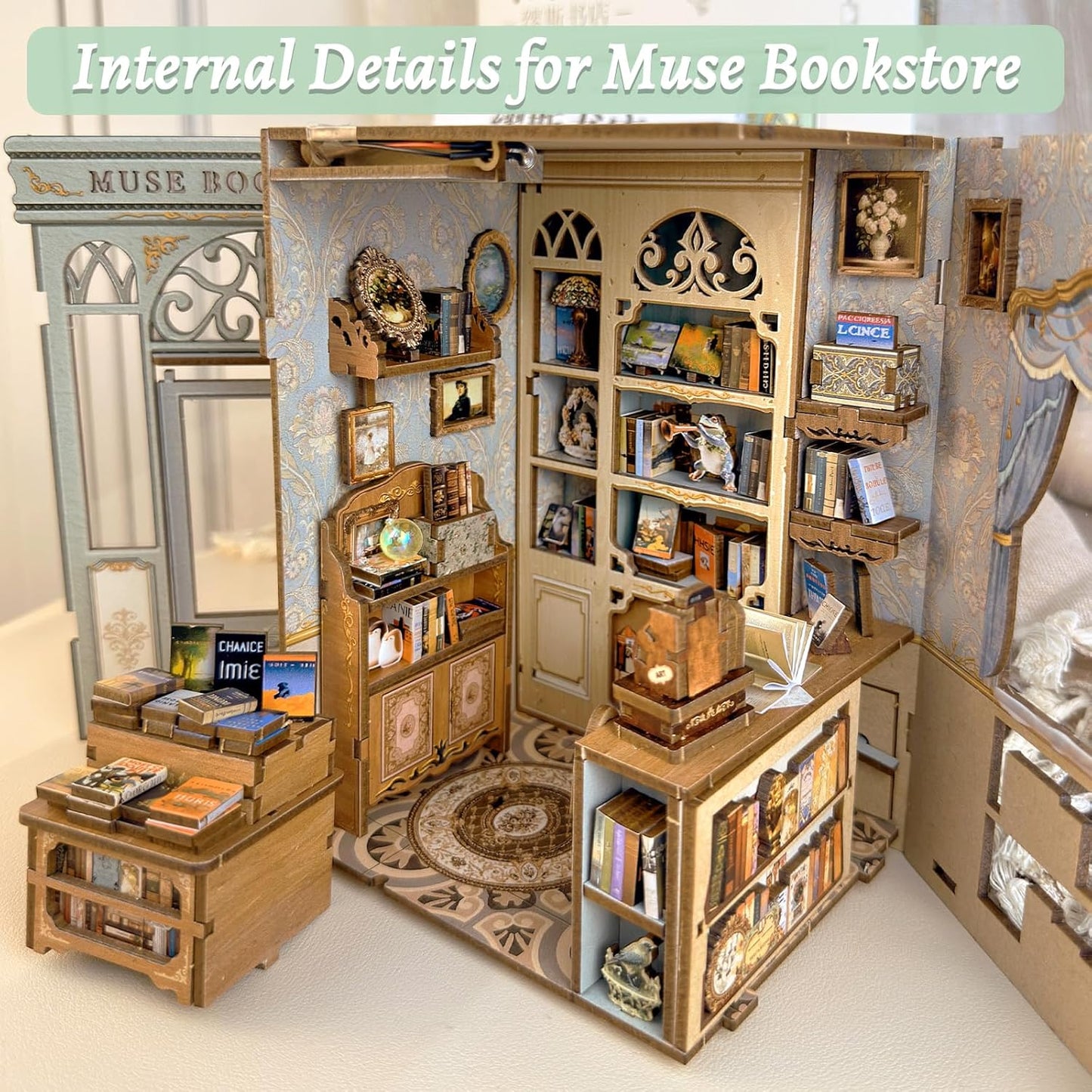 DIY Miniature Dollhouse
Rolife Cutebee HYUKBI DIY Booknook Dollhouse Kit 3D Wooden Puzzle
Micro Building Blocks Set