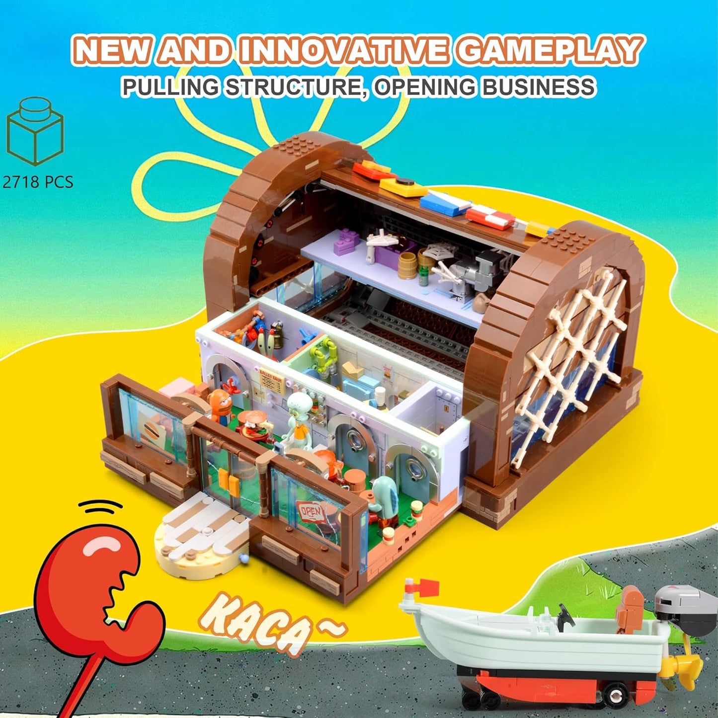 Sponge Bob Building block 1000pcs jigsaw puzzle, 2025 new puzzle, Adult Puzzle, Cartoon Puzzle, jigsaw puzzles, momibook puzzle, puzzle 2000, Wonderful Tree House Expeditions
DIY Miniature Dollhouse
Rolife Cutebee HYUKBI DIY Booknook Dollhouse Kit 3D Wooden Puzzle
Micro Building Blocks Set
Blindbox plush cute toy