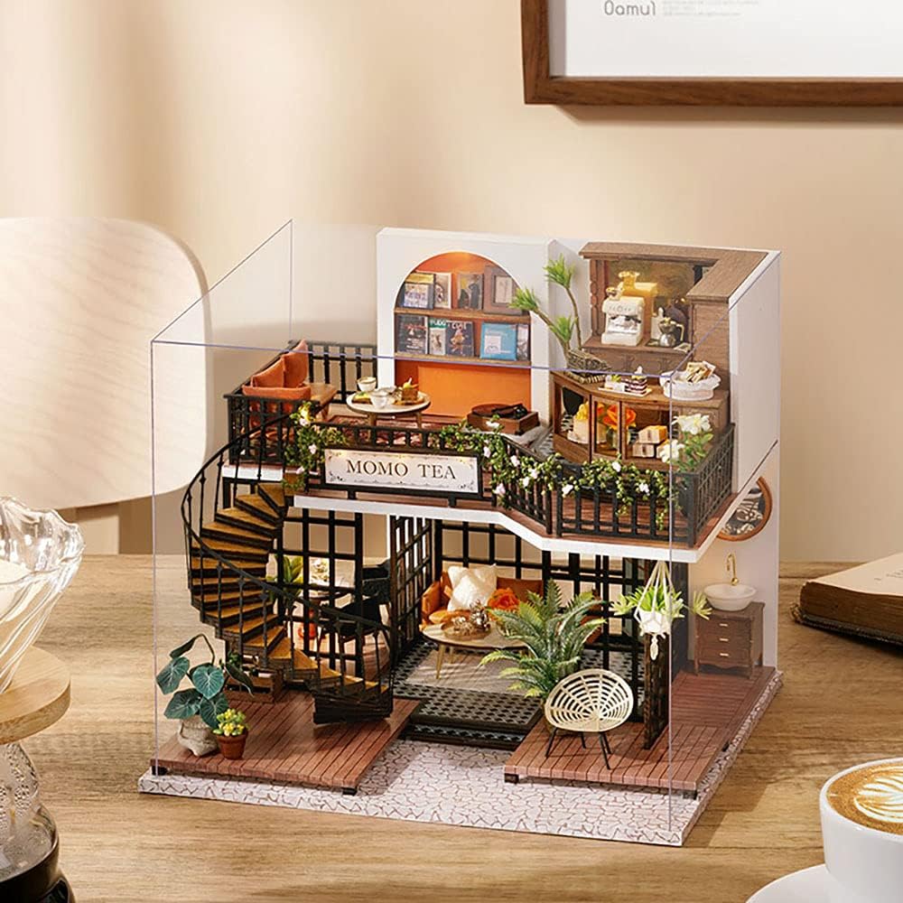 Rolife Cutebee HYUKBI DIY Booknook Dollhouse Kit 3D Wooden Puzzle
