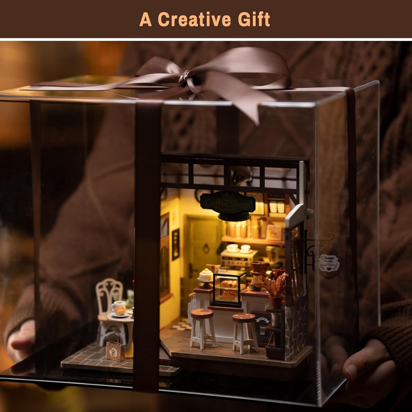 DIY Miniature Dollhouse Kits with LED