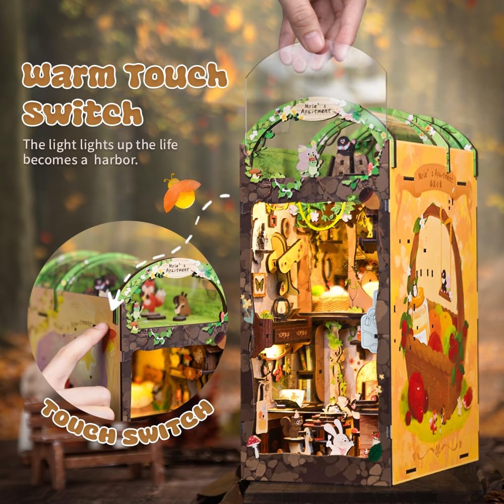 DIY Miniature Dollhouse
Rolife Cutebee HYUKBI DIY Booknook Dollhouse Kit 3D Wooden Puzzle
Micro Building Blocks Set
Blindbox plush cute toy