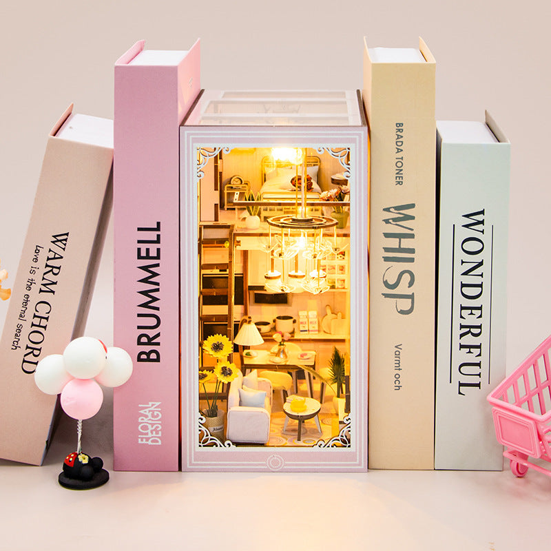 DIY Miniature Dollhouse
Rolife Cutebee HYUKBI DIY Booknook Dollhouse Kit 3D Wooden Puzzle
Micro Building Blocks Set