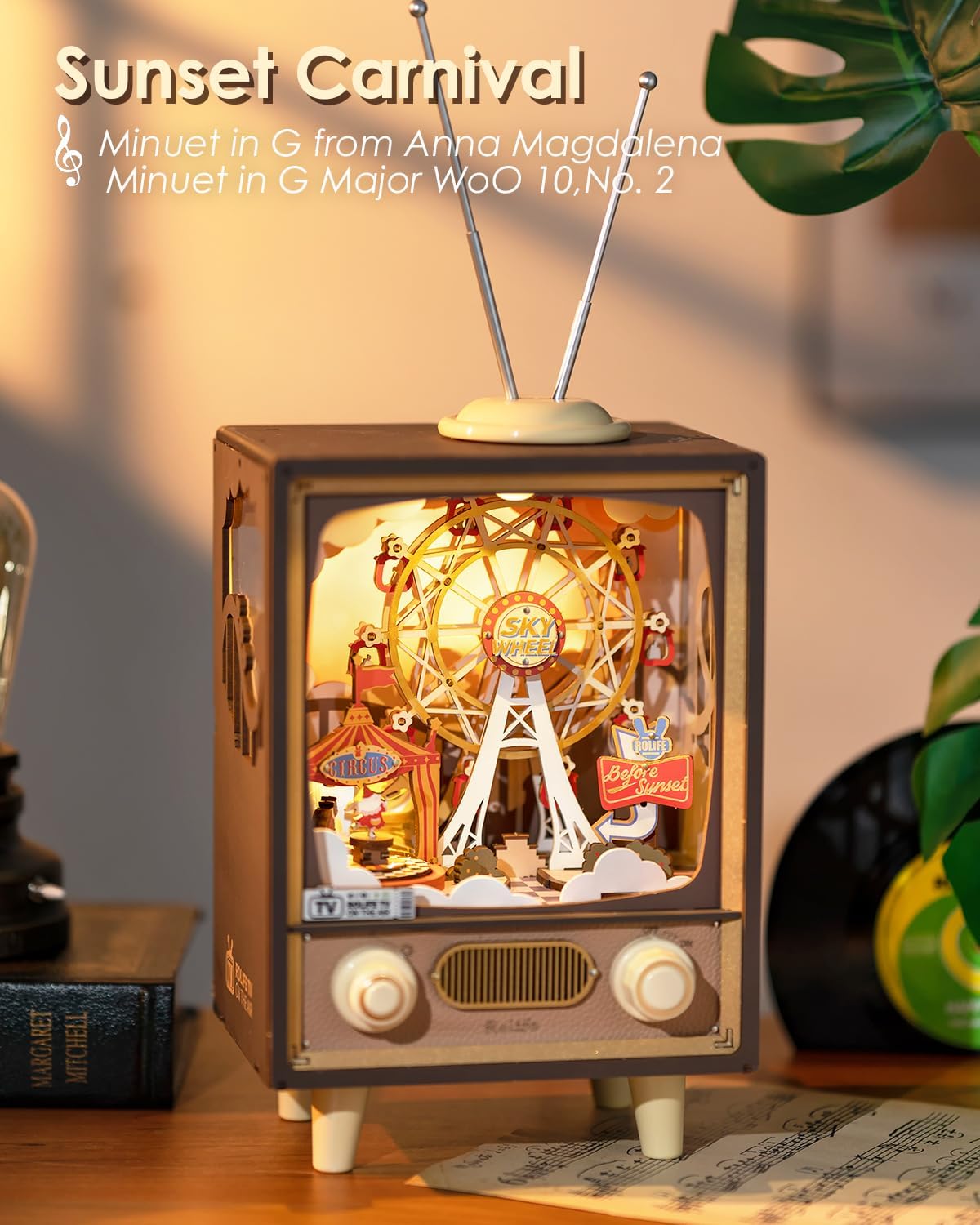 16" Ferris Wheel Music Box