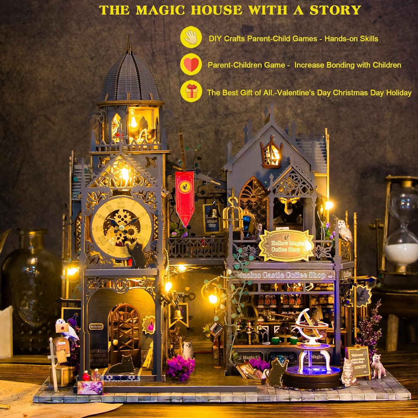 DIY Miniature Dollhouse
Rolife Cutebee HYUKBI DIY Booknook Dollhouse Kit 3D Wooden Puzzle
Micro Building Blocks Set
Blindbox plush cute toy