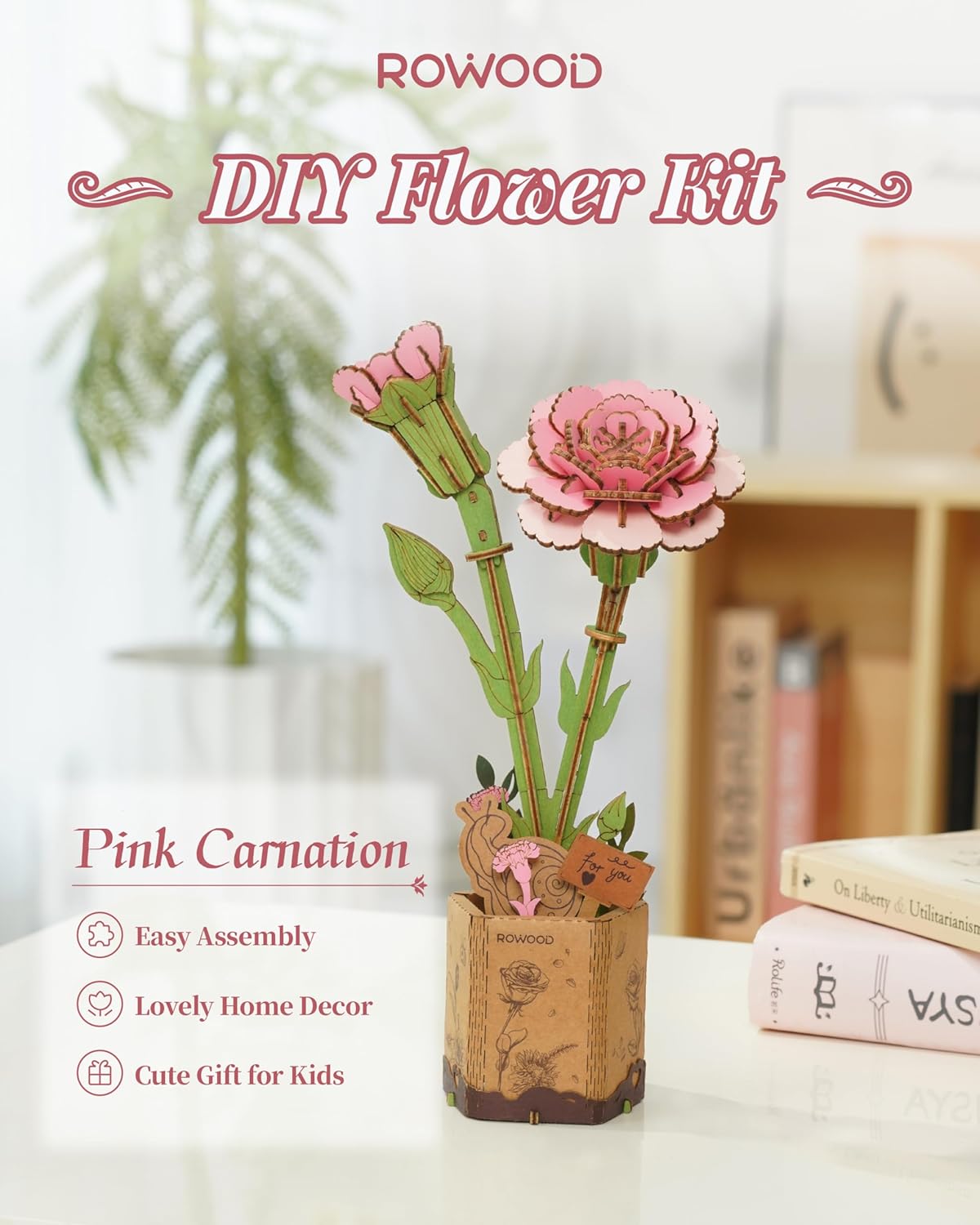 Blossom Bouquet Wooden 3D Puzzles
