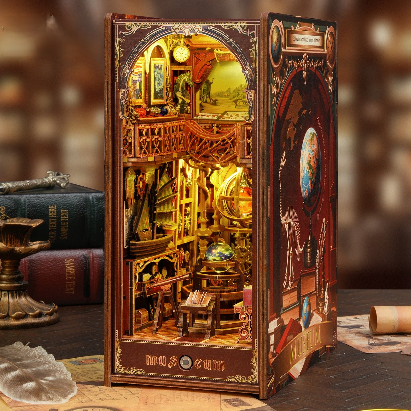 Building block, 1000pcs jigsaw puzzle, 2025 new puzzle, Adult Puzzle, Cartoon Puzzle, jigsaw puzzles, Acrylic Puzzle, puzzle 2000, DIY Miniature Dollhouse, Rolife, Cutebee, HYUKBI, DIY Booknook, Bookend, Dollhouse Kit, 3D Wooden Puzzle, Micro Building Blocks Set, Christmas Holiday gift, home decor, table decor