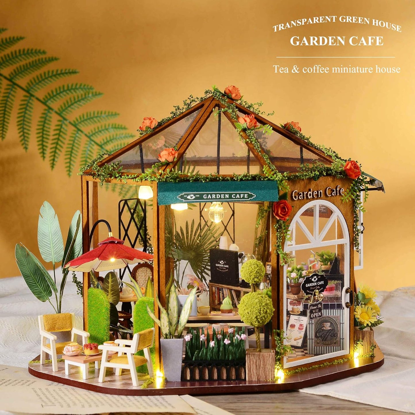 HYUKBI DIY Booknook Dollhouse Kit