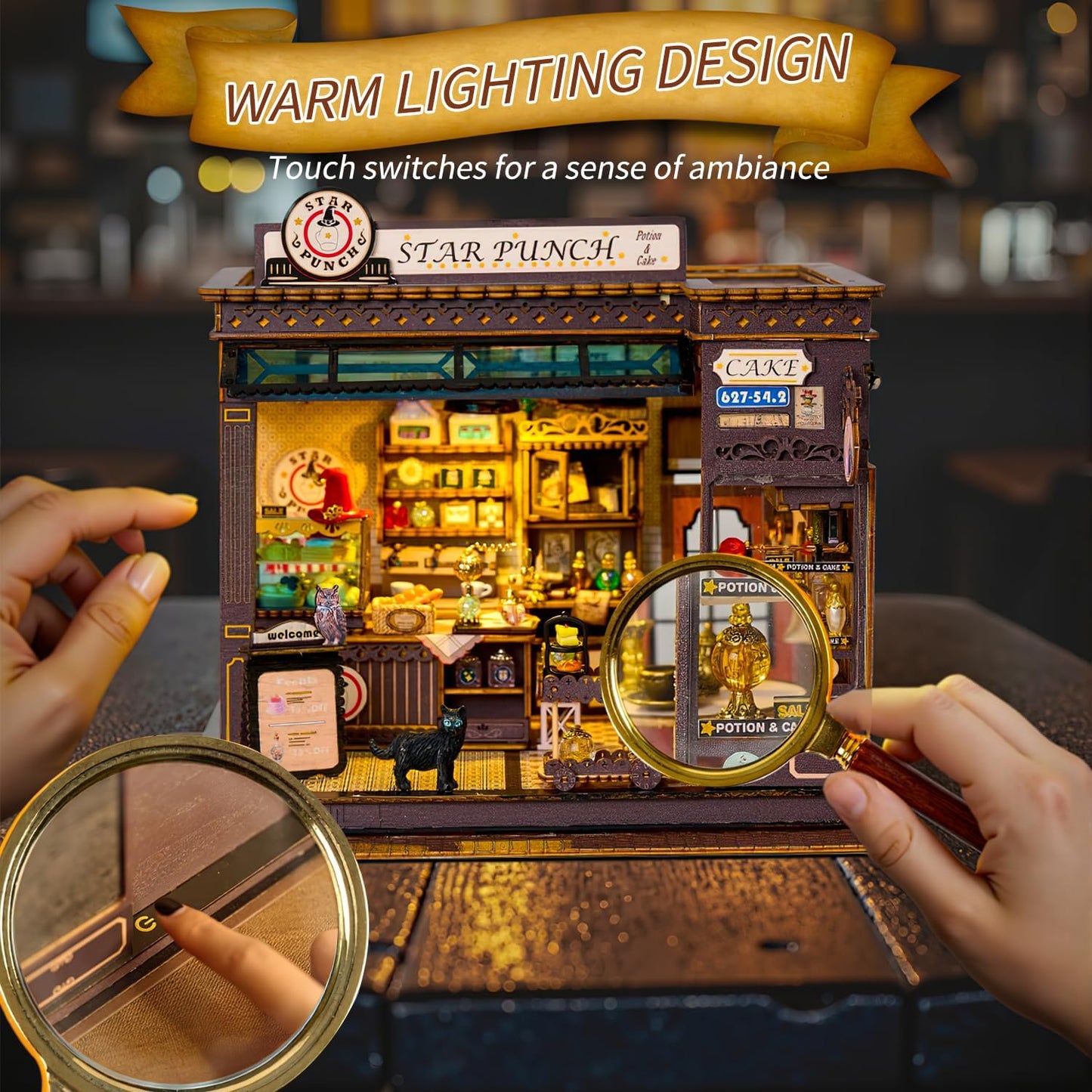 DIY Miniature Dollhouse
Rolife Cutebee HYUKBI DIY Booknook Dollhouse Kit 3D Wooden Puzzle
Micro Building Blocks Set