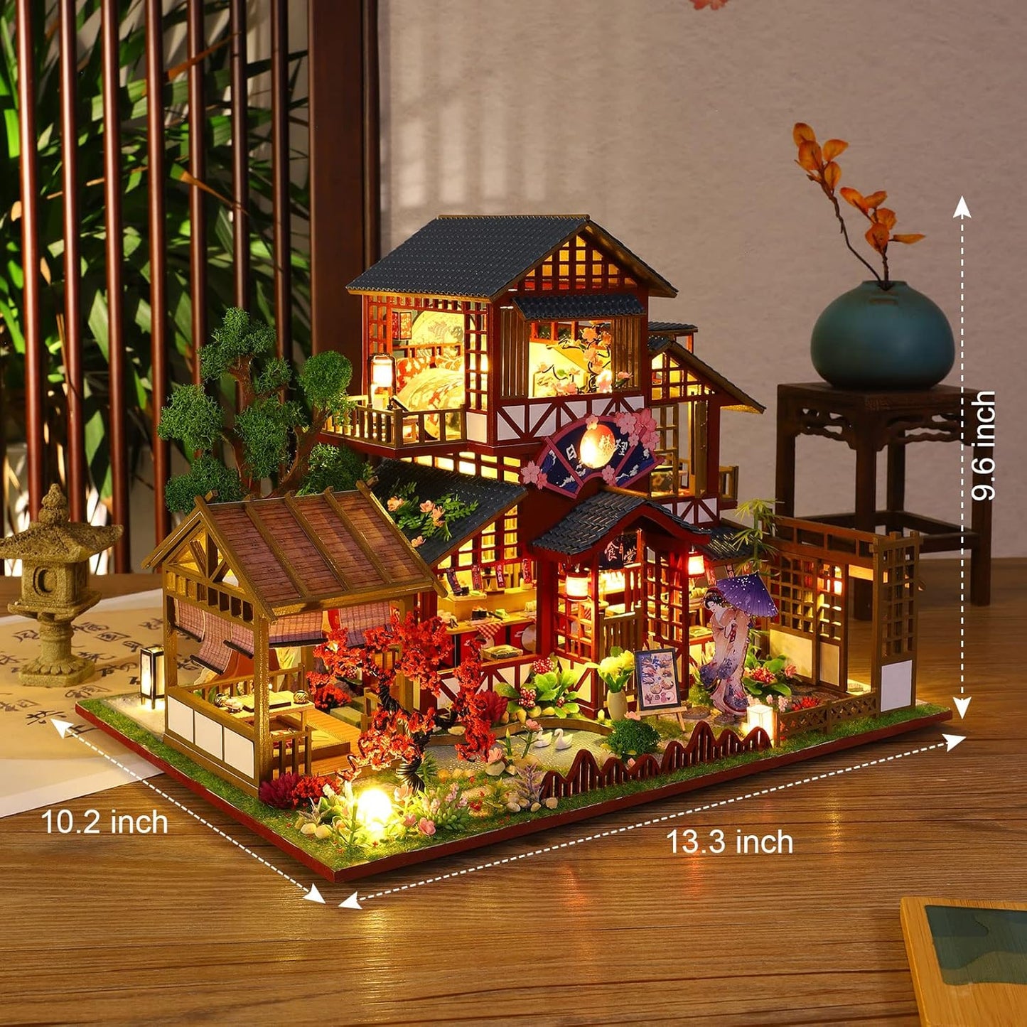HYUKBI DIY Booknook Dollhouse Kit