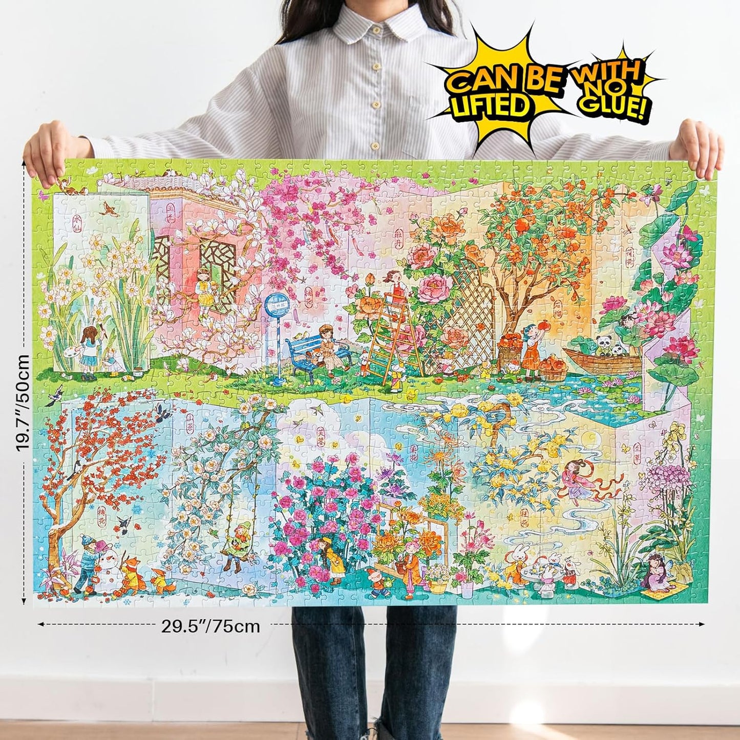 1000pcs jigsaw puzzle, 2025 new puzzle, Adult Puzzle, Cartoon Puzzle, jigsaw puzzles, momibook puzzle, puzzle 2000, Wonderful Tree House Expeditions
DIY Miniature Dollhouse
Rolife Cutebee HYUKBI DIY Booknook Dollhouse Kit 3D Wooden Puzzle
Micro Building Blocks Set
Blindbox plush cute toy