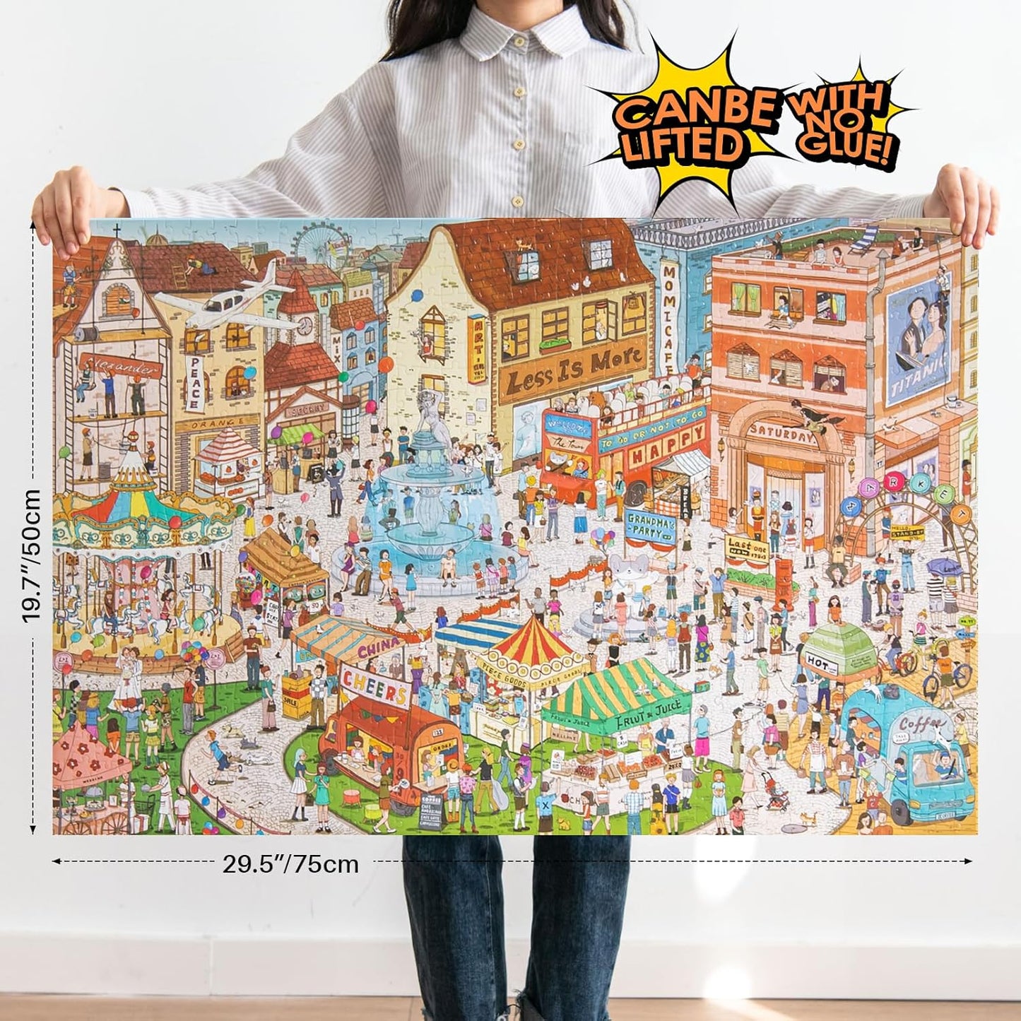 1000pcs jigsaw puzzle, 2025 new puzzle, Adult Puzzle, Cartoon Puzzle, jigsaw puzzles, momibook puzzle, puzzle 1000, Wonderful Tree House Expeditions
DIY Miniature Dollhouse
Rolife Cutebee HYUKBI DIY Booknook Dollhouse Kit 3D Wooden Puzzle
Micro Building Blocks Set
Blindbox plush cute toy