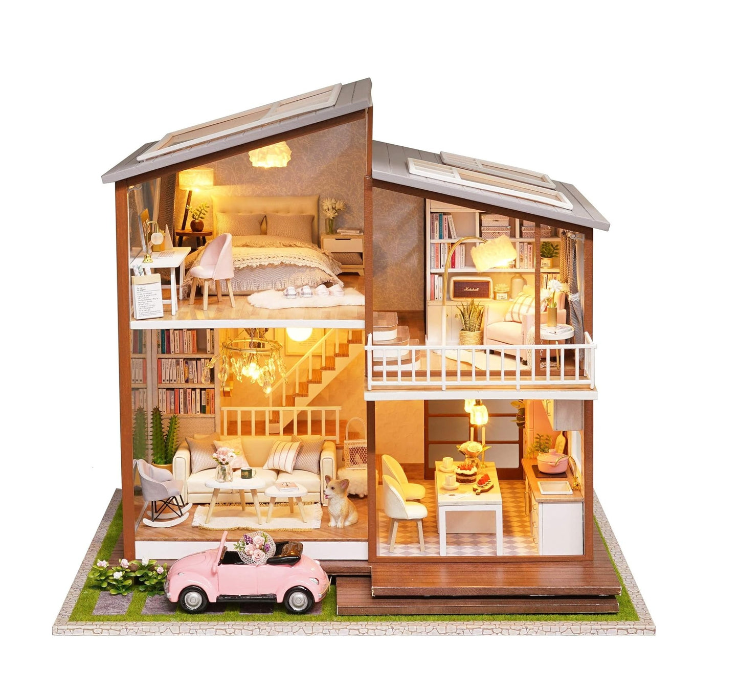 DIY Miniature Dollhouse
Rolife Cutebee HYUKBI DIY Booknook Dollhouse Kit 3D Wooden Puzzle
Micro Building Blocks Set
Blindbox plush cute toy