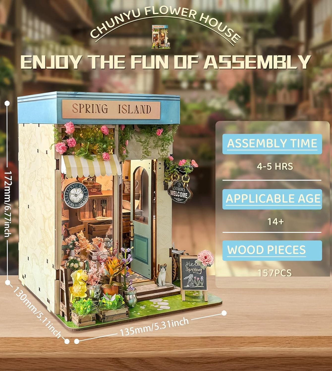 DIY Miniature Dollhouse
Rolife Cutebee HYUKBI DIY Booknook Dollhouse Kit 3D Wooden Puzzle
Micro Building Blocks Set
Blindbox plush cute toy