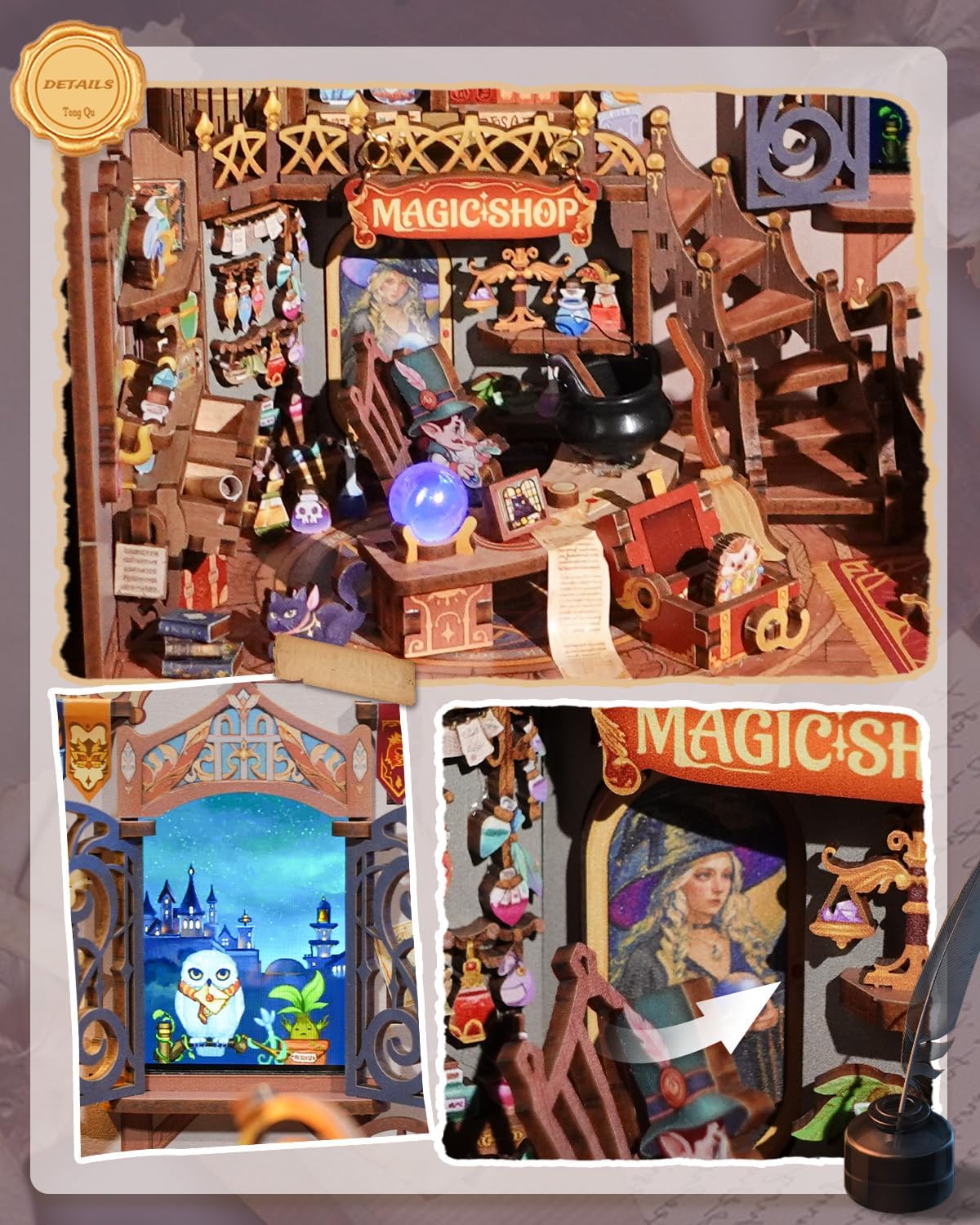 DIY Miniature Dollhouse
Rolife Cutebee HYUKBI DIY Booknook Dollhouse Kit 3D Wooden Puzzle
Micro Building Blocks Set
Blindbox plush cute toy
