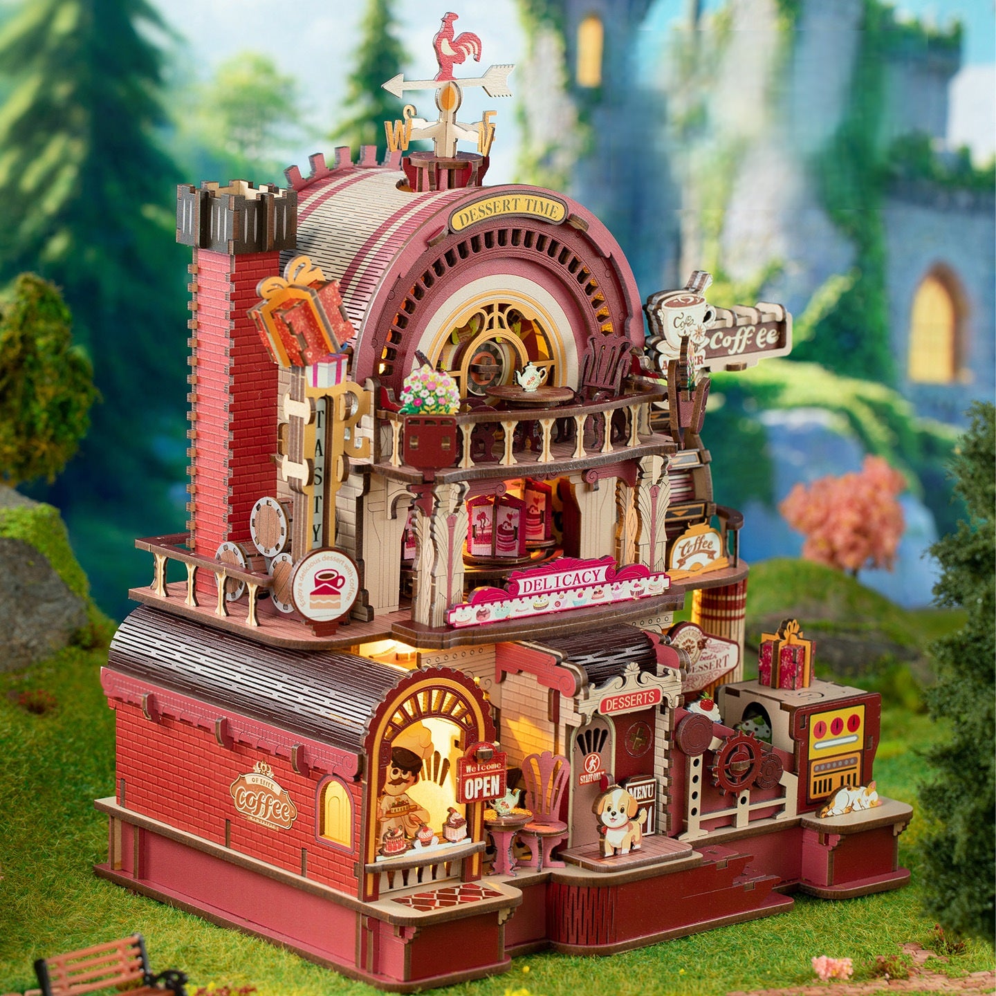 Building block, 1000pcs jigsaw puzzle, 2025 new puzzle, Adult Puzzle, Cartoon Puzzle, jigsaw puzzles, Acrylic Puzzle, puzzle 2000, DIY Miniature Dollhouse, Rolife, Cutebee, HYUKBI, DIY Booknook, Bookend, Dollhouse Kit, 3D Wooden Puzzle, Micro Building Blocks Set, Christmas Holiday gift, home decor, table decor