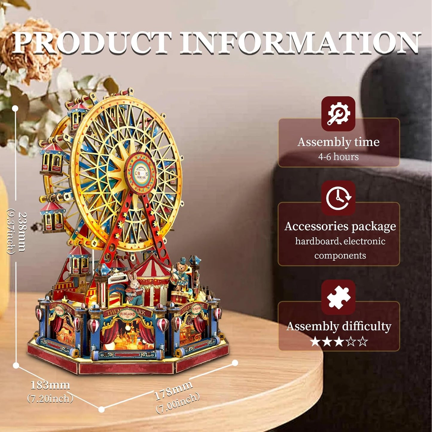 Building block, 1000pcs jigsaw puzzle, 2025 new puzzle, Adult Puzzle, Cartoon Puzzle, jigsaw puzzles,, puzzle 2000, DIY Miniature Dollhouse, Rolife, Cutebee, HYUKBI, DIY Booknook, Bookend, Dollhouse Kit, 3D Wooden Puzzle, Micro Building Blocks Set, Christmas Holiday gift