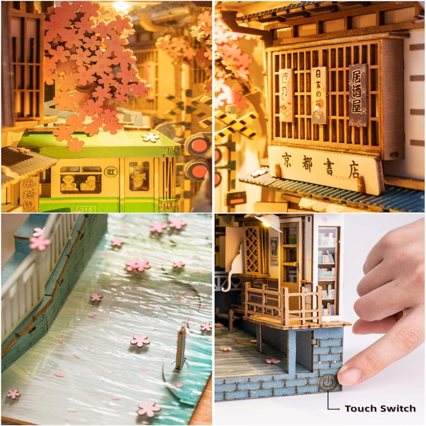 DIY Book Nook Kit-Sakura Wine Alley