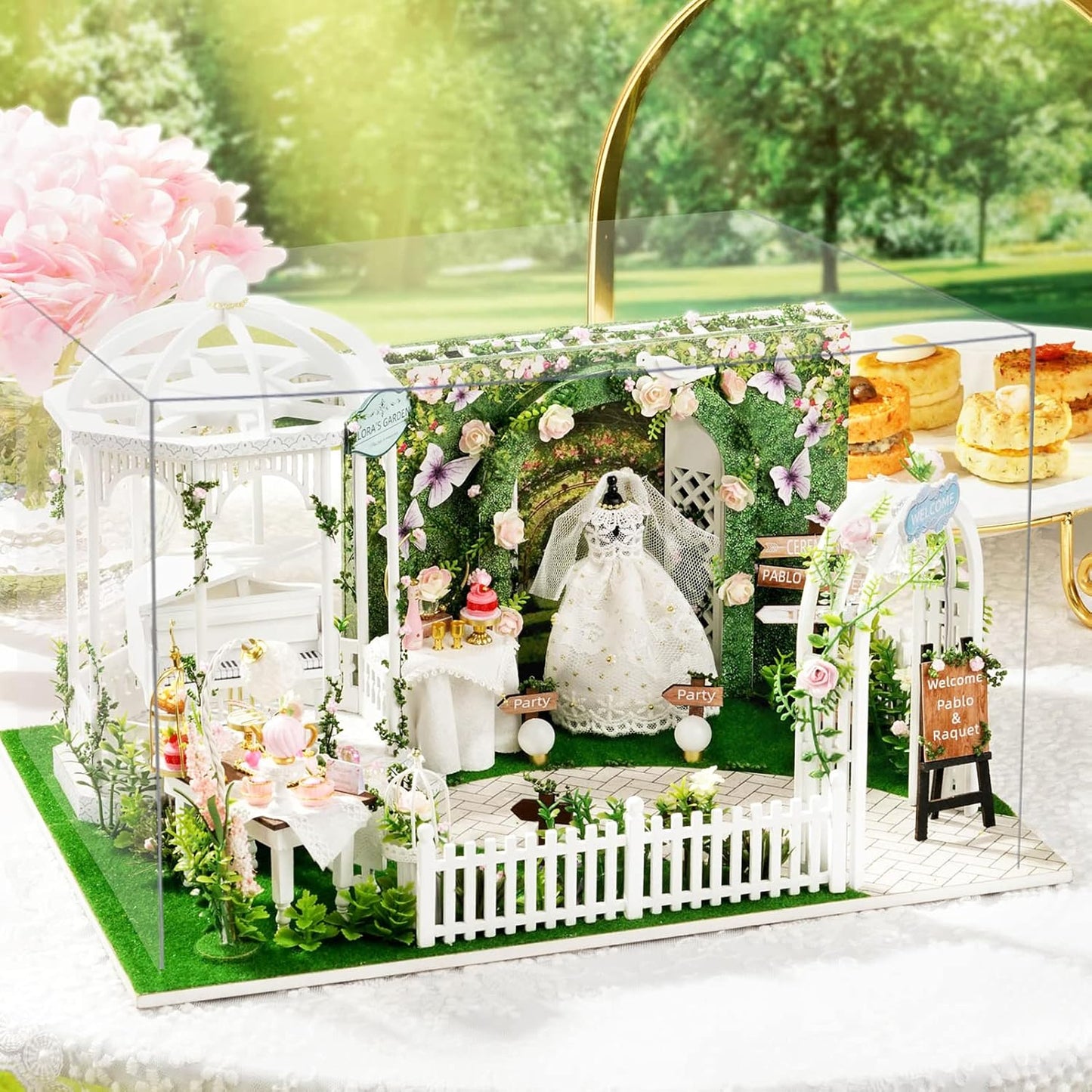 HYUKBI DIY Booknook Dollhouse Kit